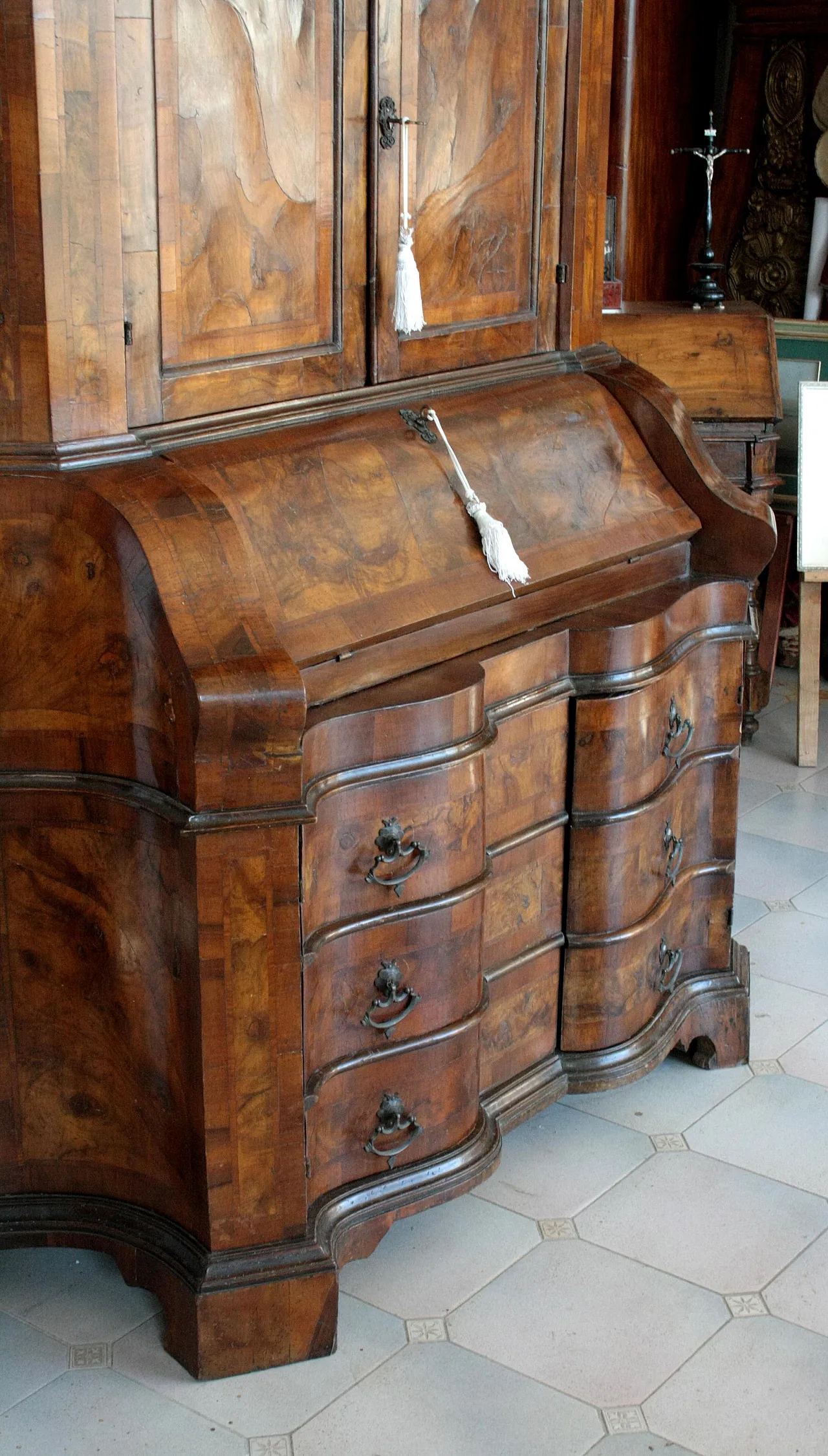 Trumeau in walnut, 19th century 19