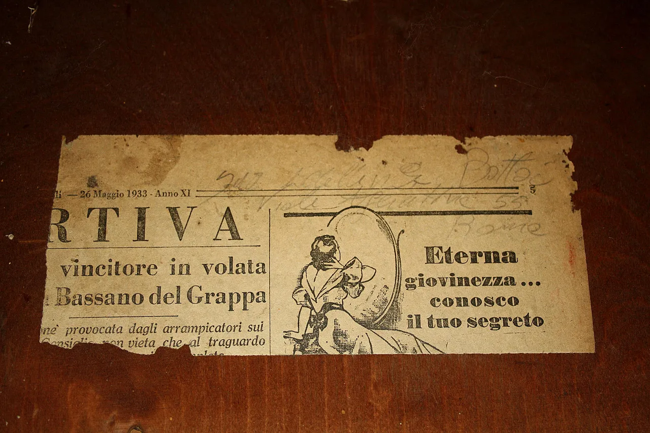 Art Deco table, Minister Bottai, 1930s 11