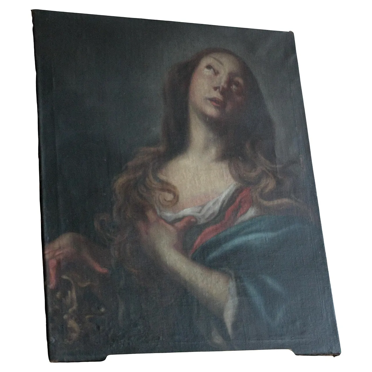 Penitent Magdalene oil painting, late 17th century 1