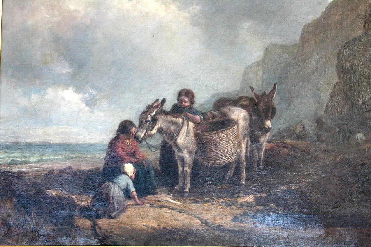 The Mussel Gatherers on the South Cost, 19th century 2