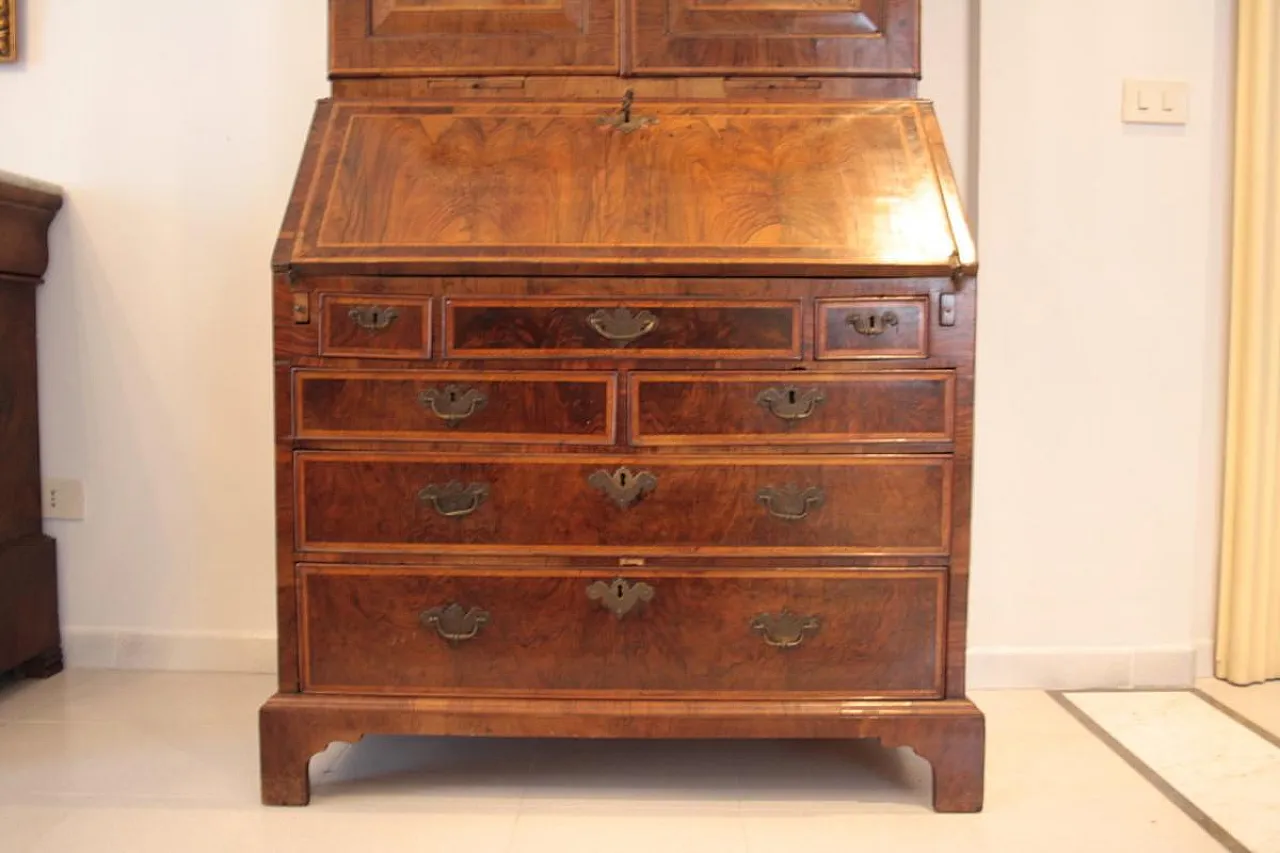 Louis XVI secretaire in walnut wood, 18th century 5