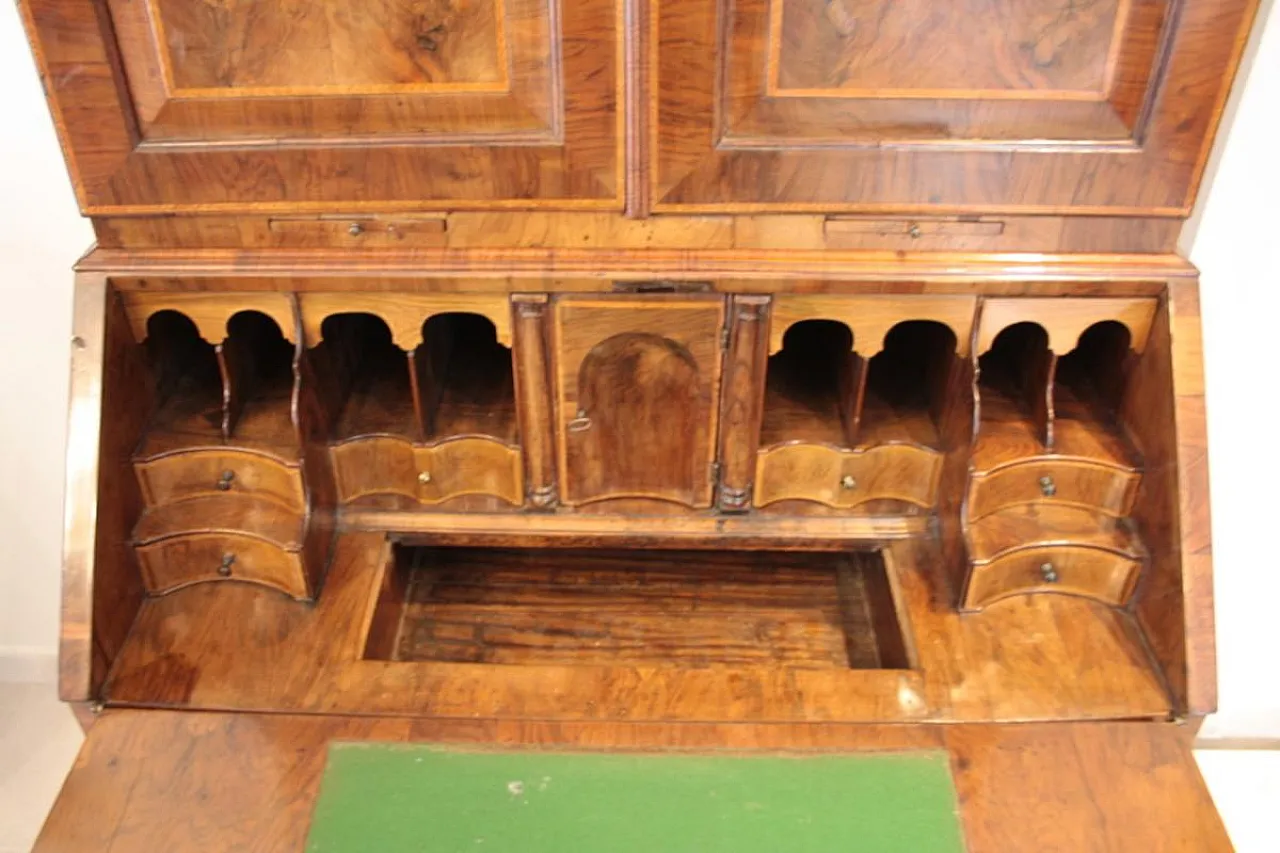 Louis XVI secretaire in walnut wood, 18th century 12