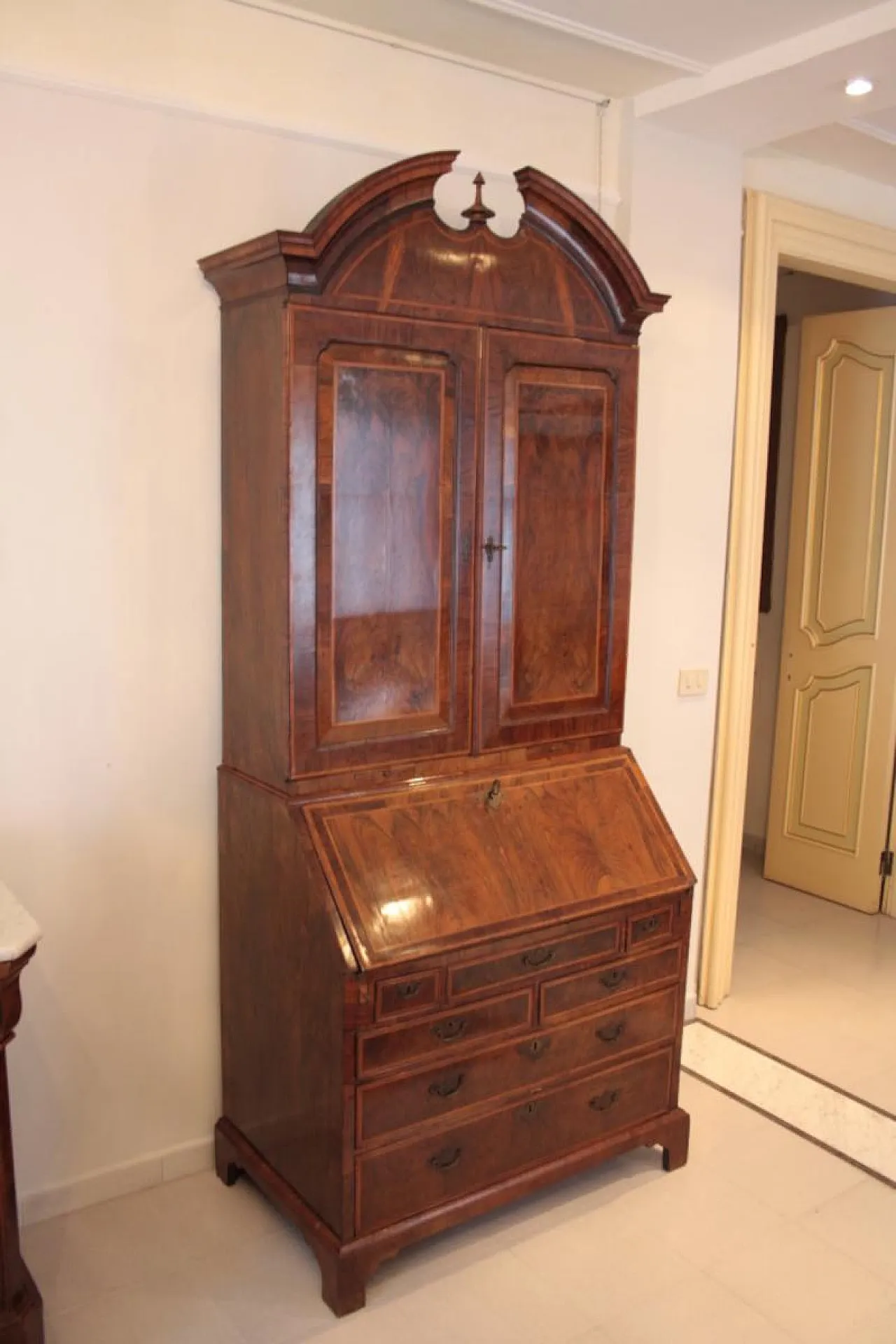 Louis XVI secretaire in walnut wood, 18th century 13