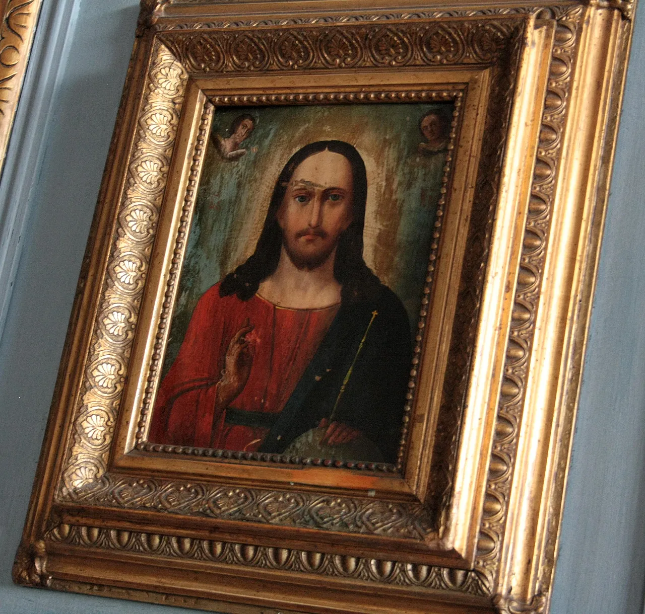 Orthodox icon Christ Pantocrator, 18th century 3