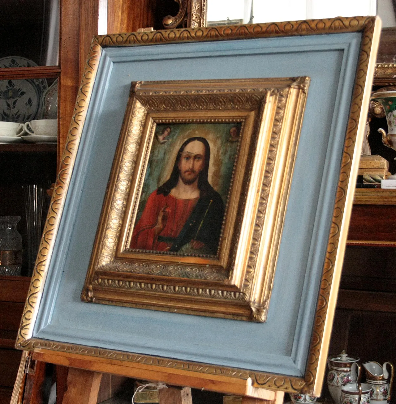 Orthodox icon Christ Pantocrator, 18th century 8