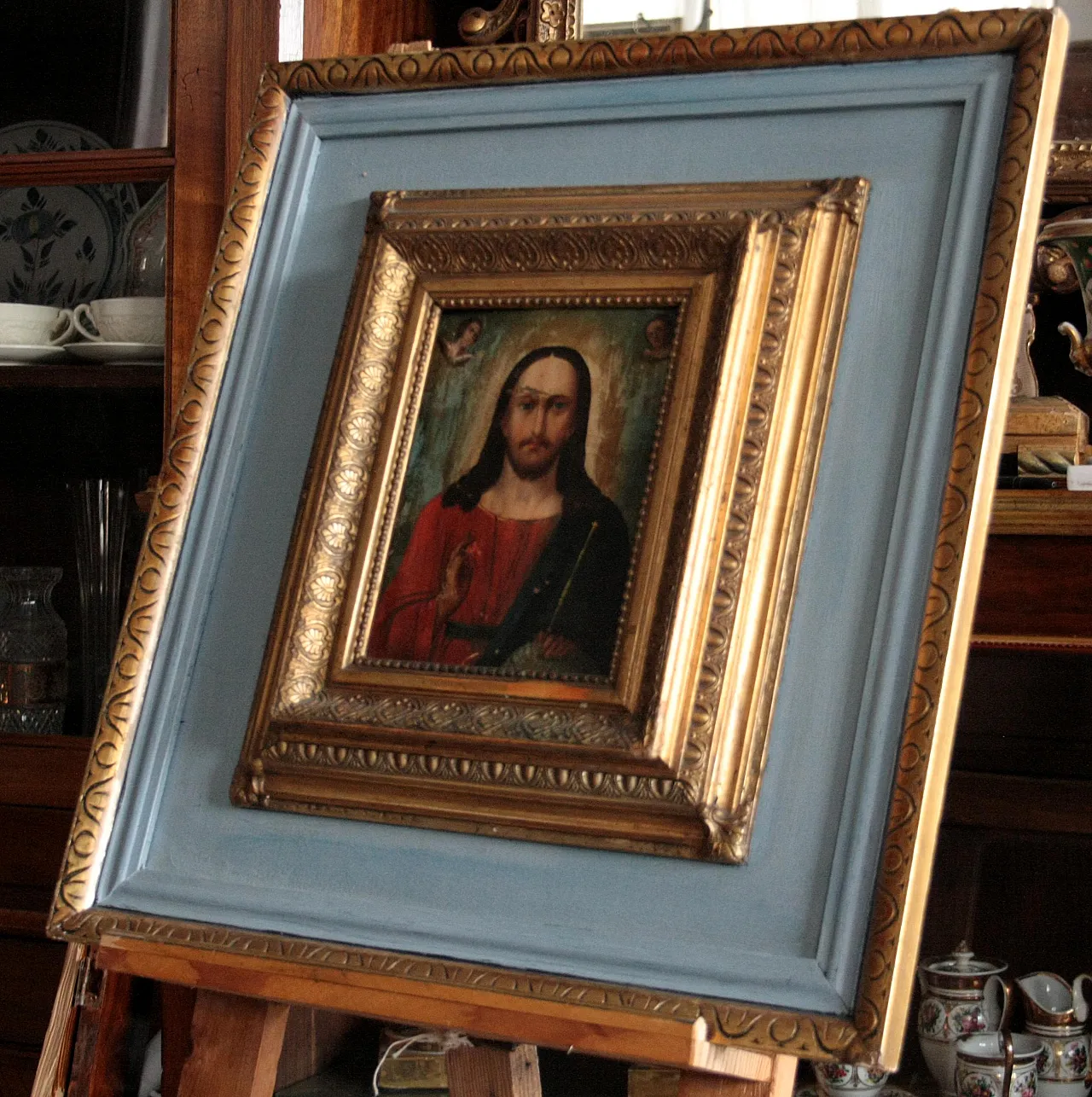 Orthodox icon Christ Pantocrator, 18th century 9