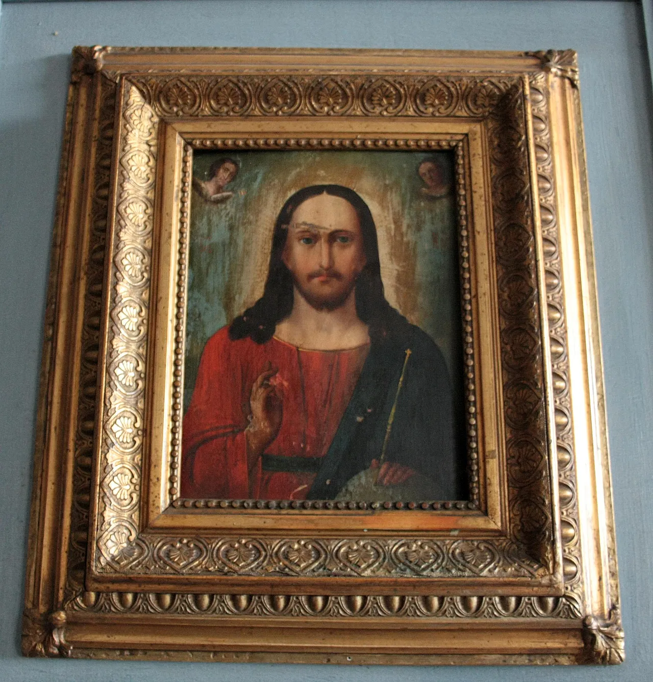 Orthodox icon Christ Pantocrator, 18th century 10