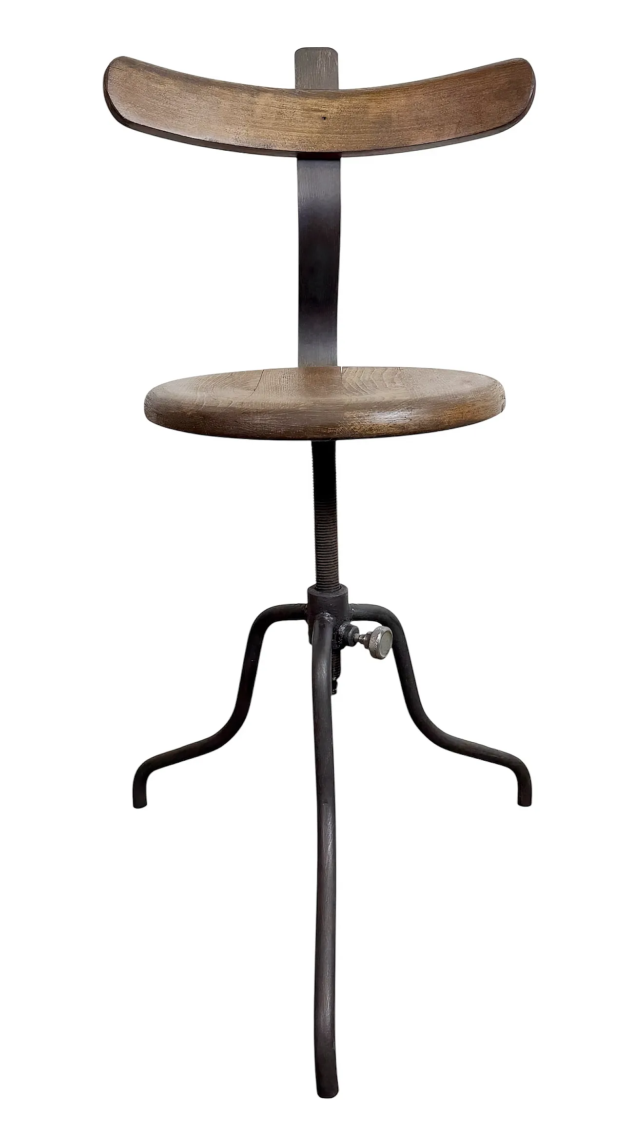 Industrial Factory Swivel Chair, 1950s 1