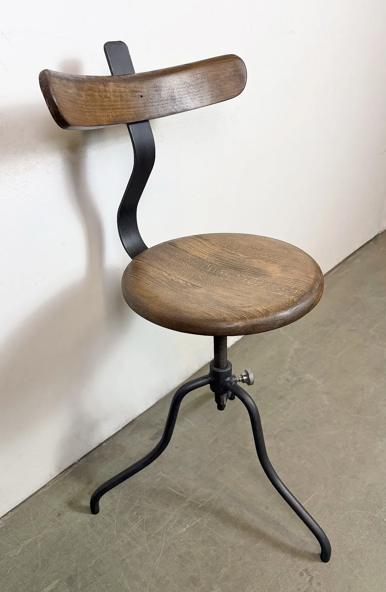 Industrial Factory Swivel Chair, 1950s 7