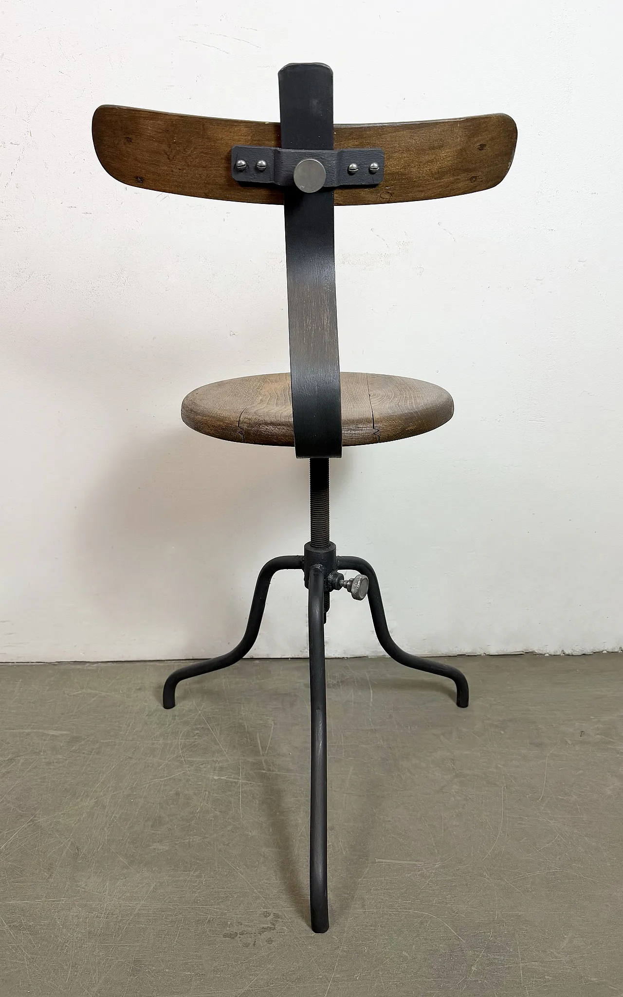 Industrial Factory Swivel Chair, 1950s 13