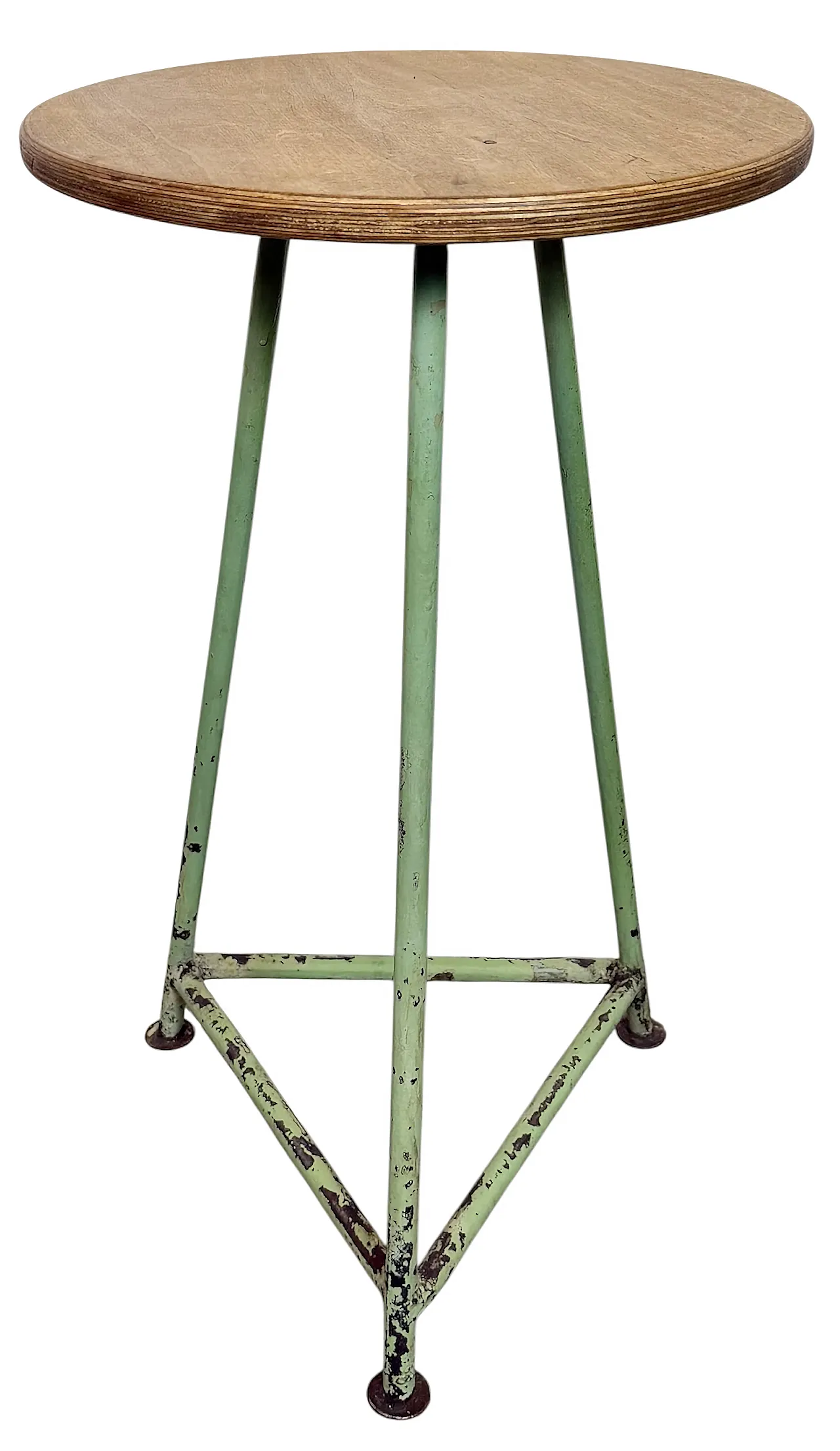 Green Industrial Workshop Stool, 1960s 1