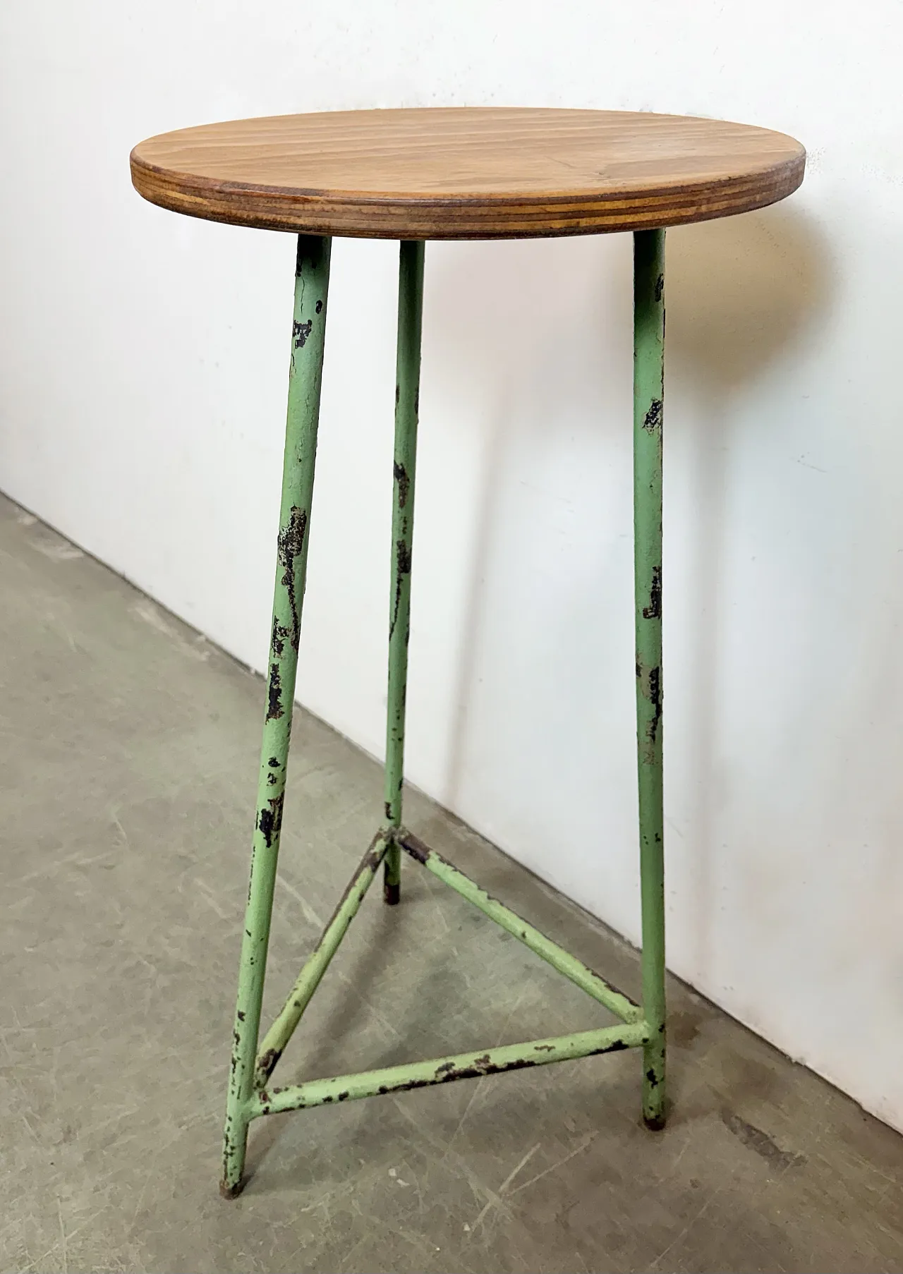 Green Industrial Workshop Stool, 1960s 7