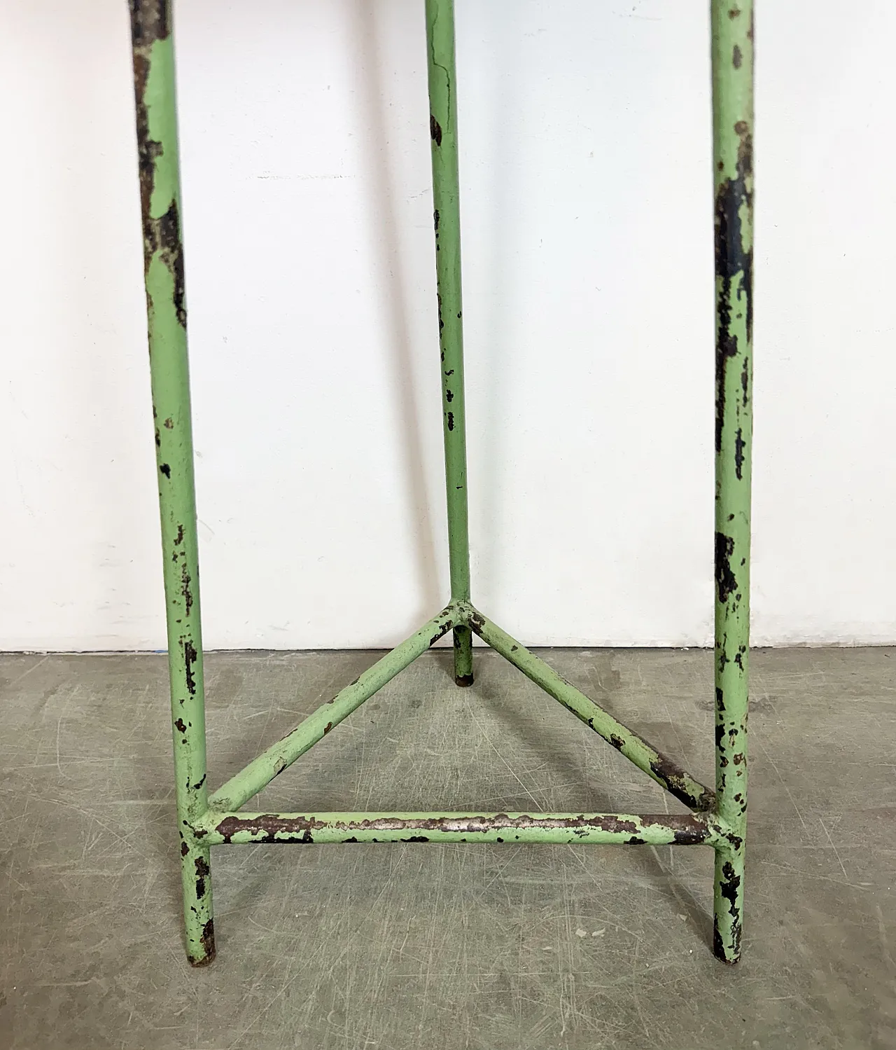 Green Industrial Workshop Stool, 1960s 12