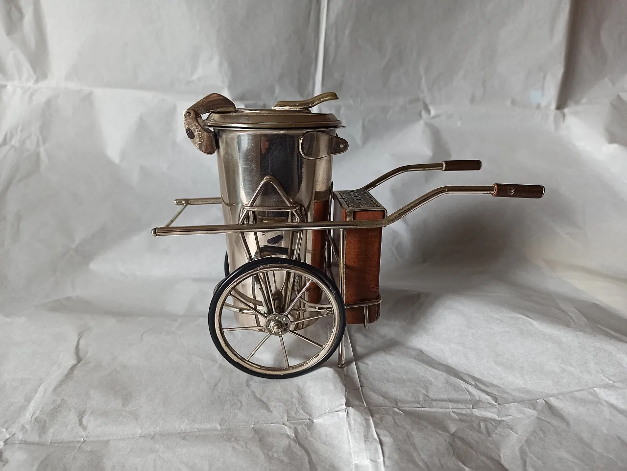 Match trolley and cigarette bin, 70s 1