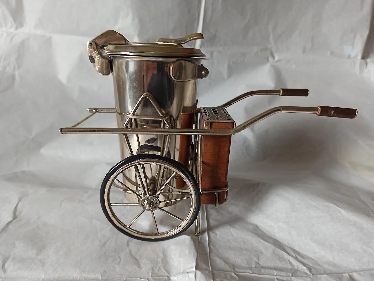 Match trolley and cigarette bin, 70s 2