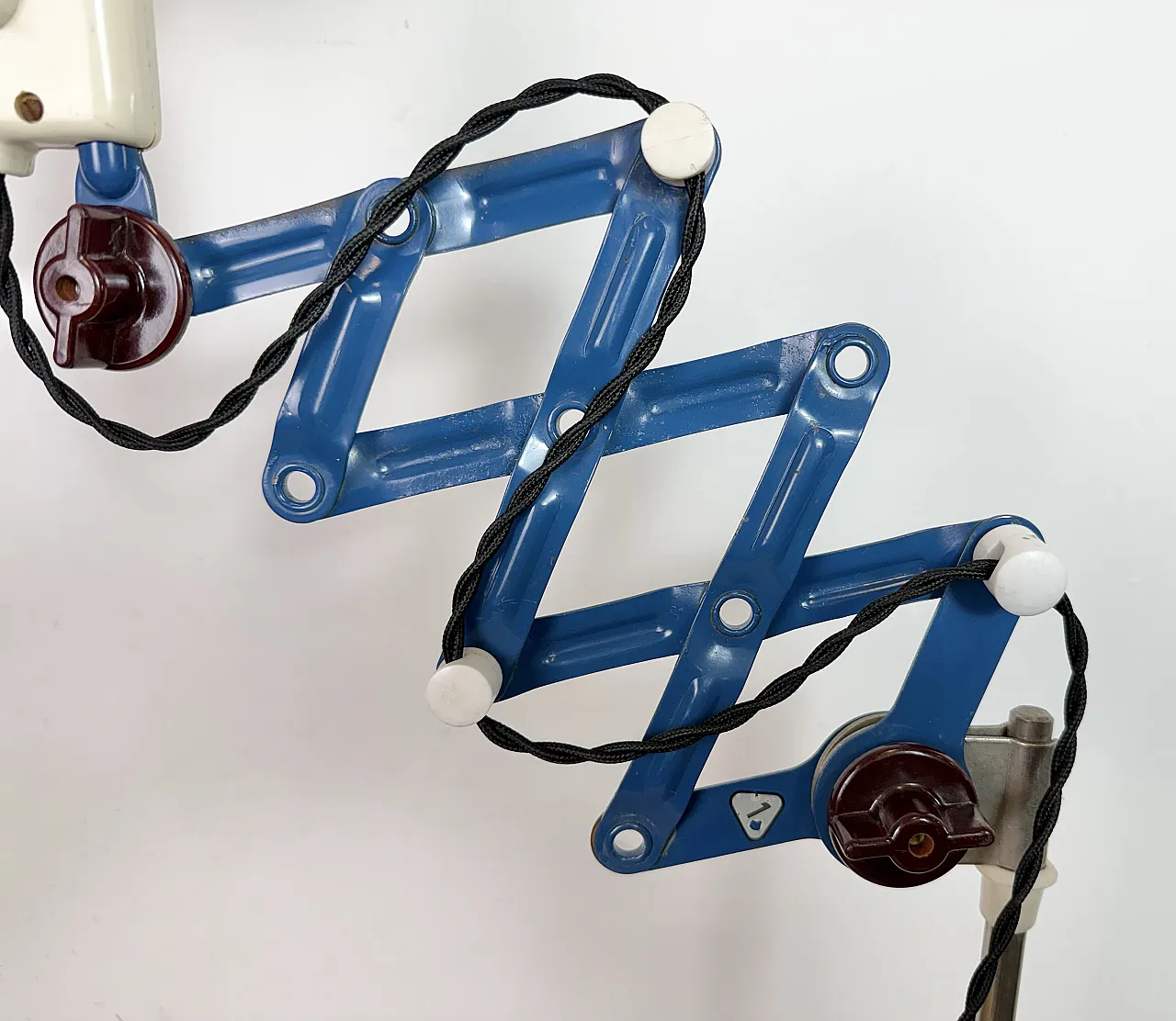 Industrial East German Scissor Lamp from VEB Zweckleuchtenbau Dresden 11