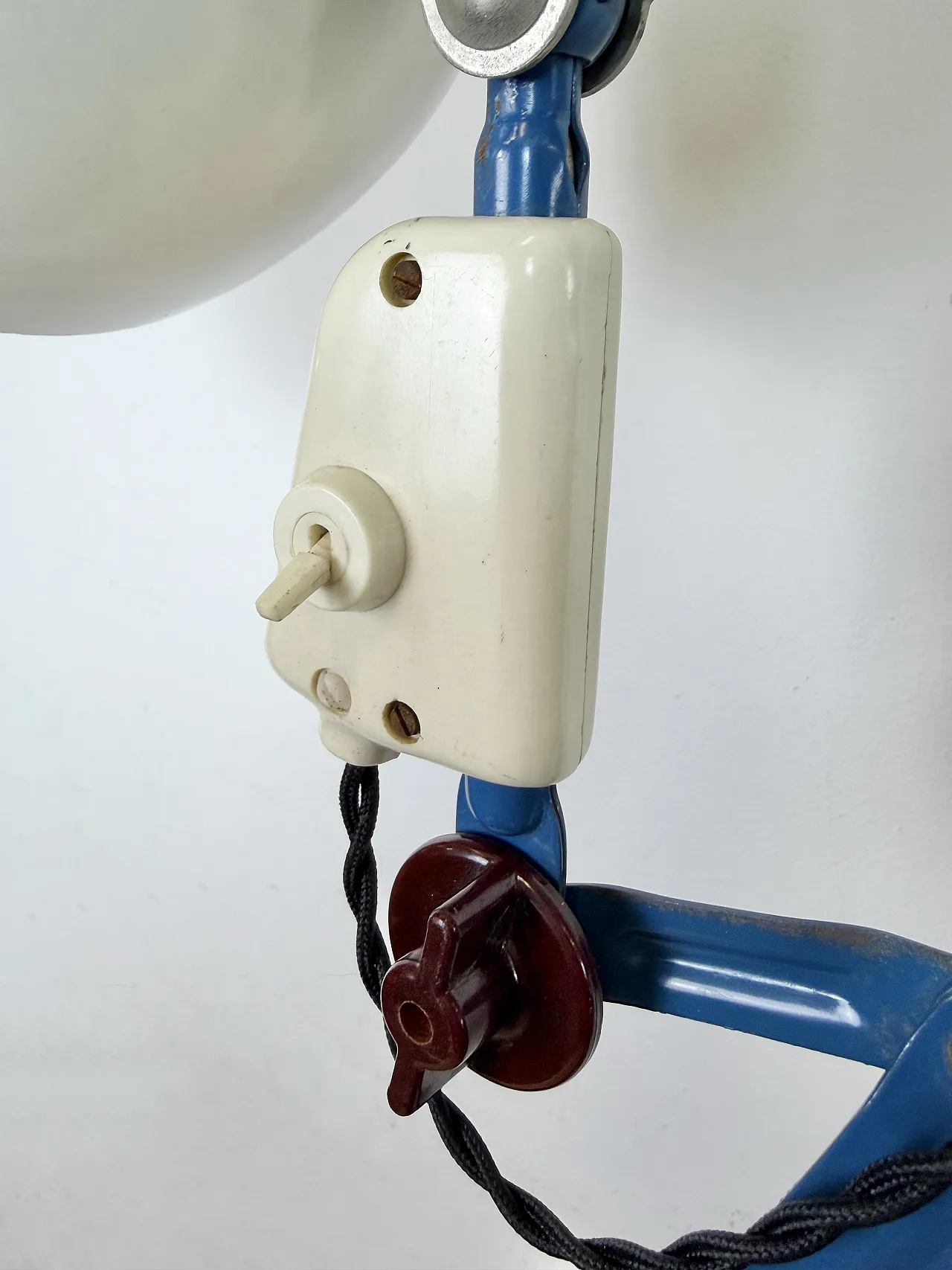 Industrial East German Scissor Lamp from VEB Zweckleuchtenbau Dresden 12