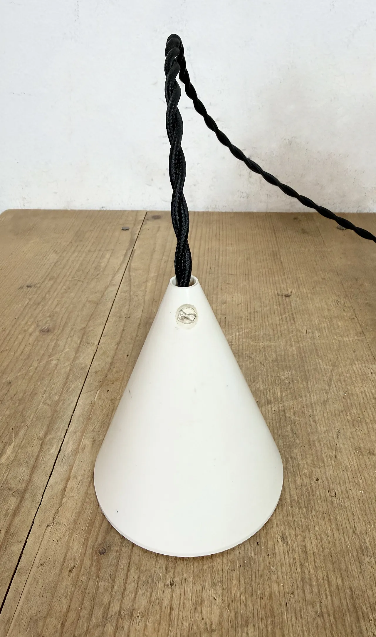 Lampada da soffitto vintage in vetro, anni '70 13