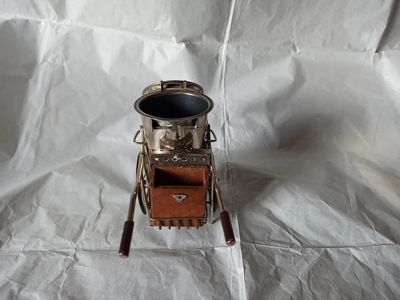 Match trolley and cigarette bin, 70s 8