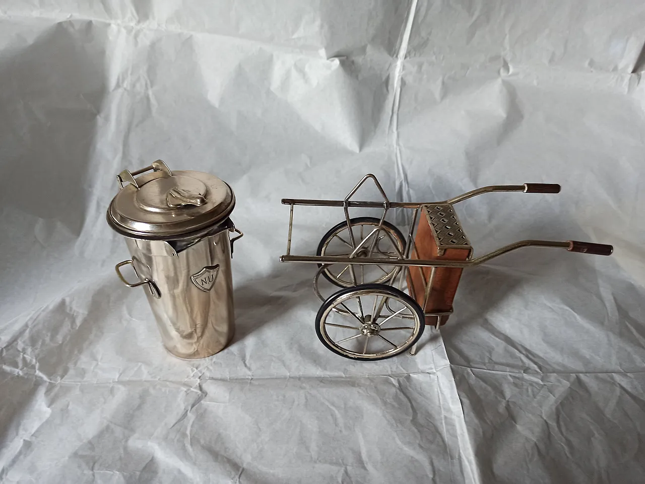 Match trolley and cigarette bin, 70s 13