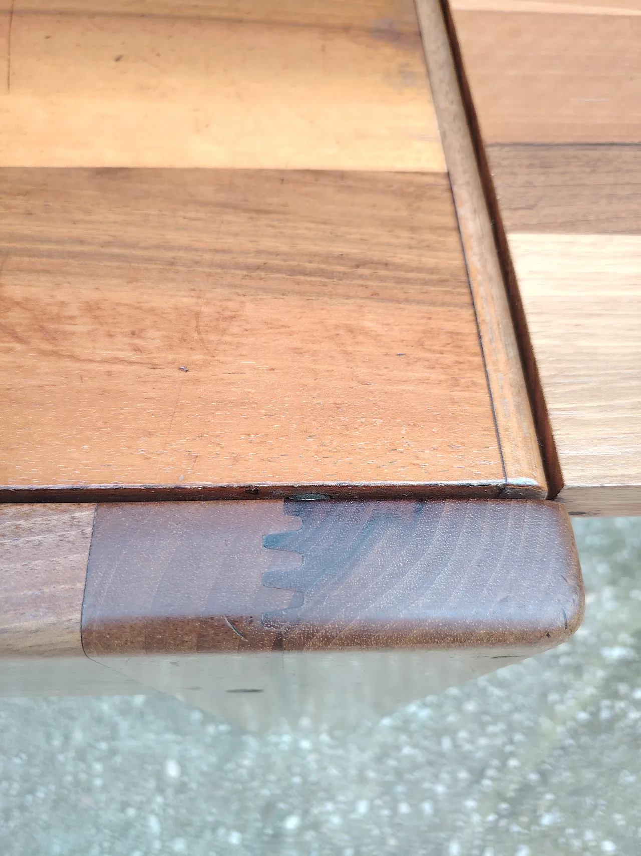 Solid wood table, 80s 3