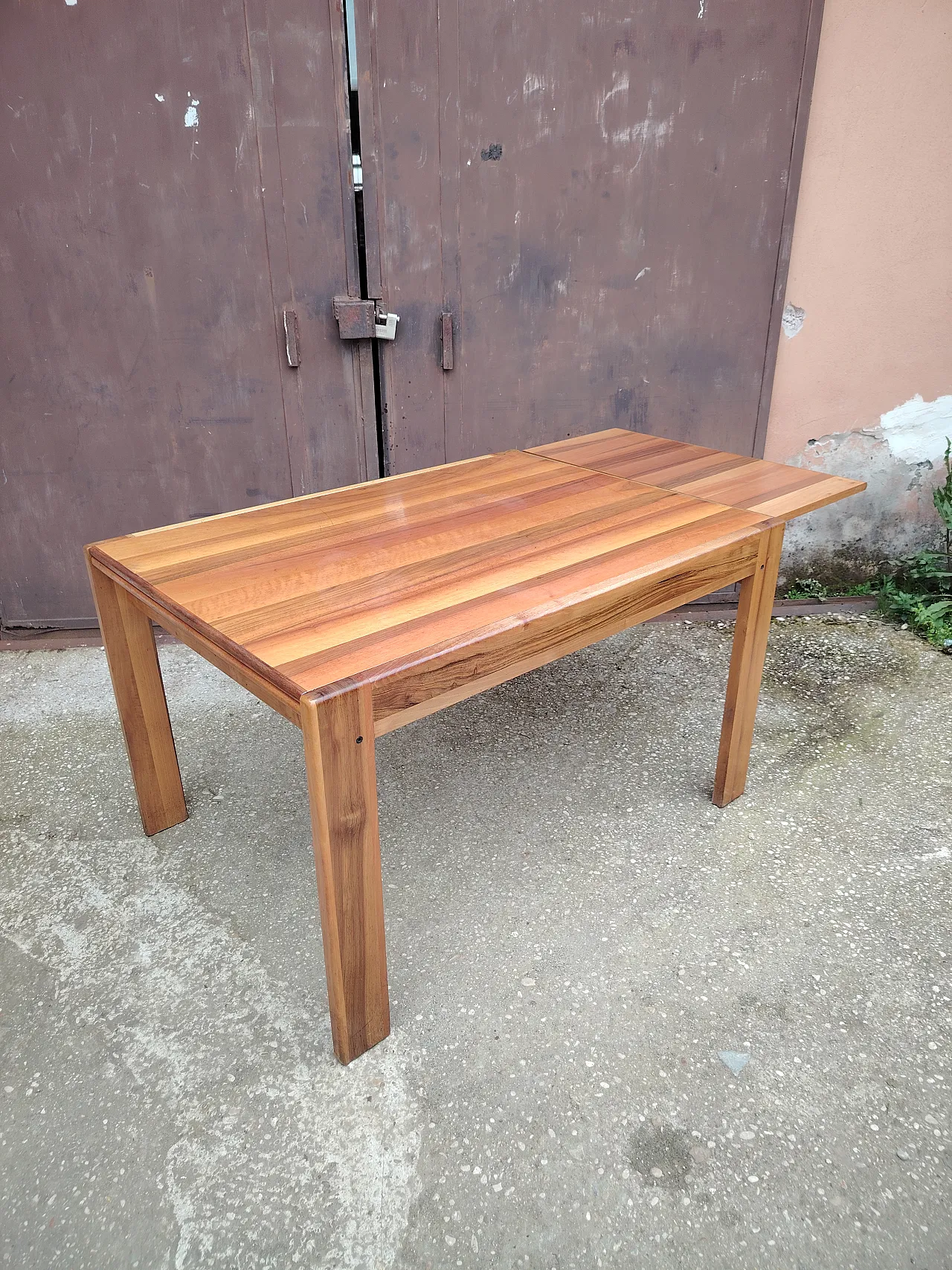 Solid wood table, 80s 9
