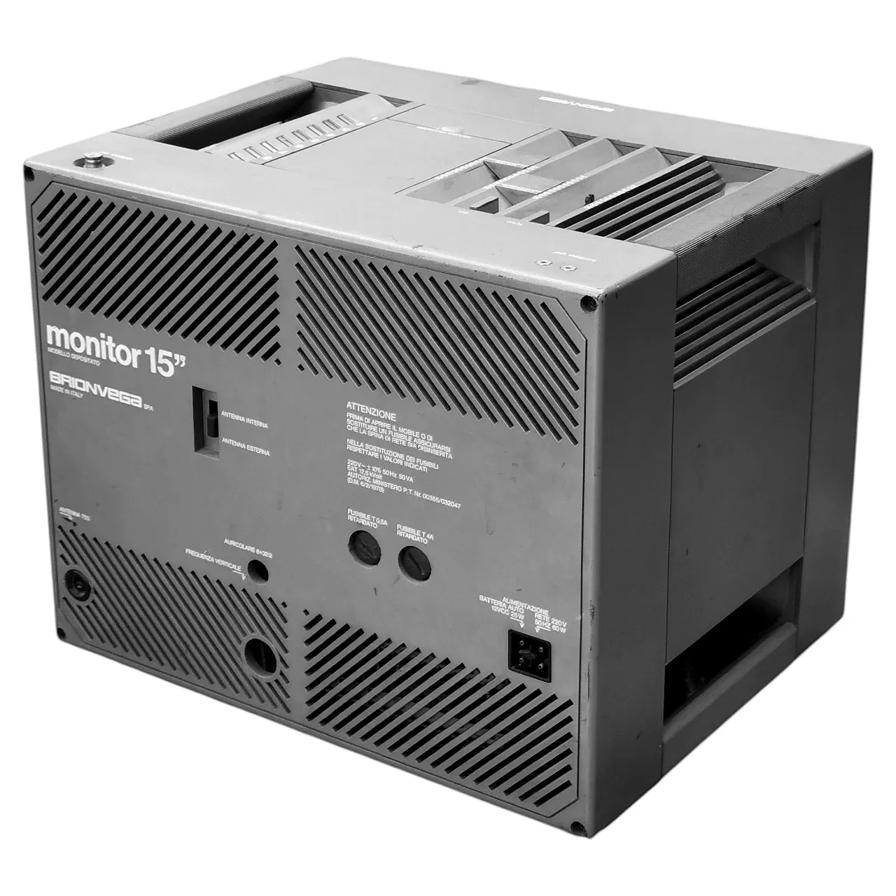 Tv first monitor by Bellini Mario for Brionvega, 1970s 2