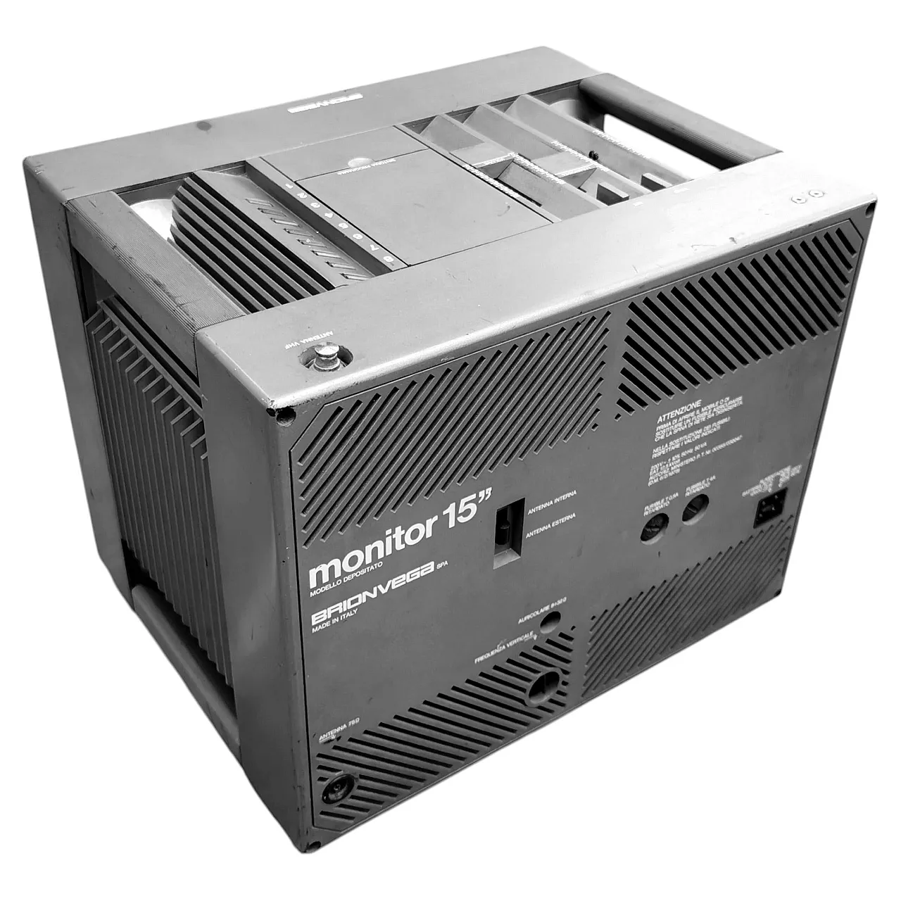 Tv first monitor by Bellini Mario for Brionvega, 1970s 3