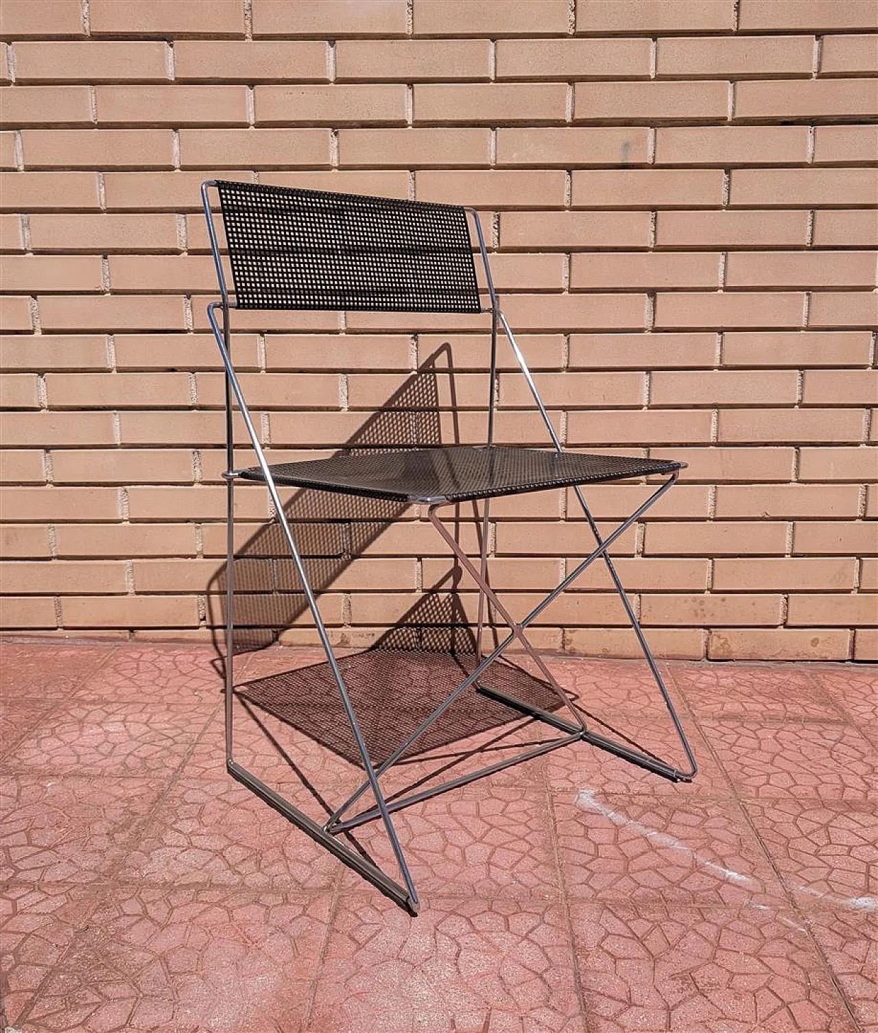 8 stackable chairs minimalist, 70s 4