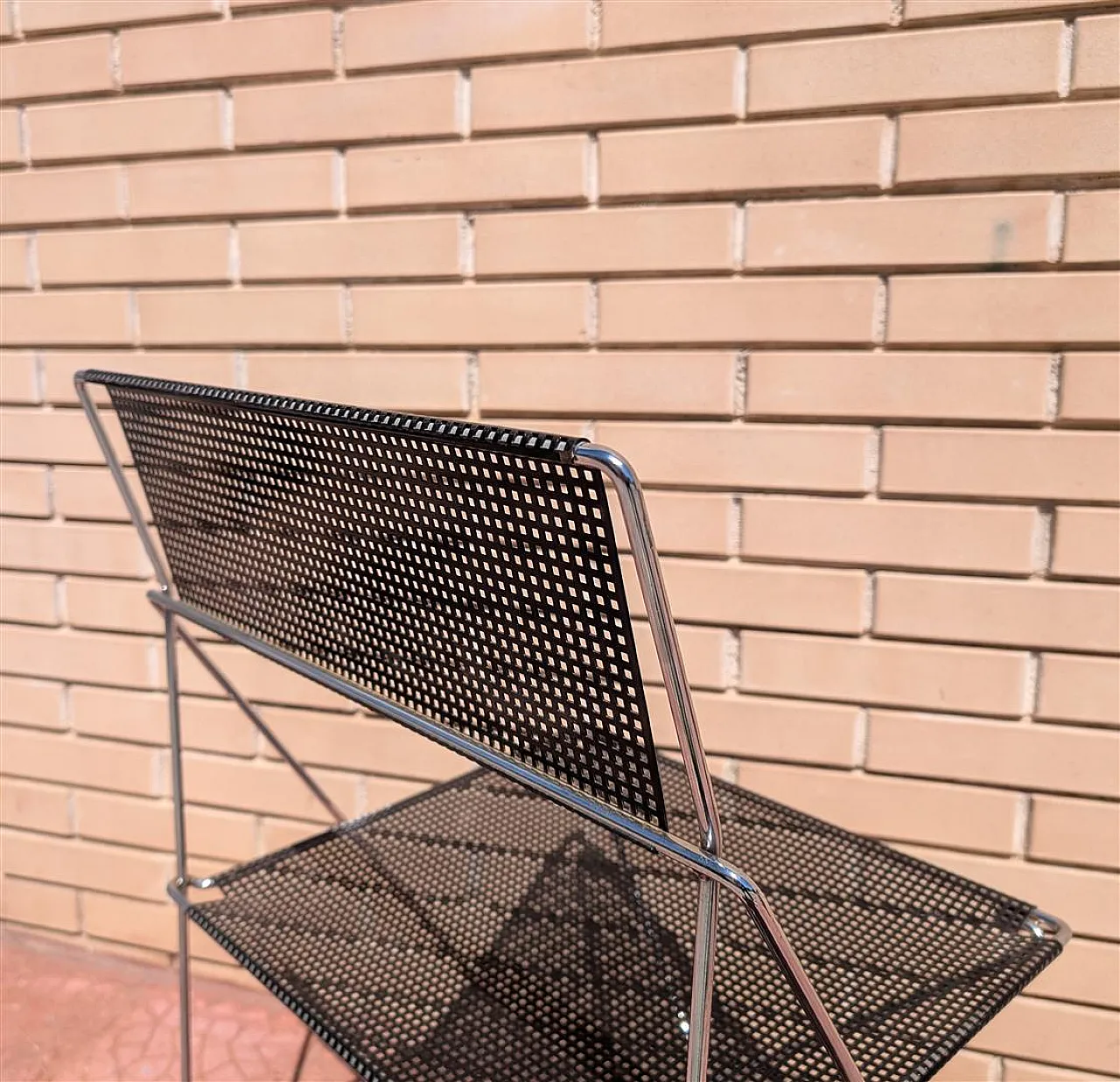 8 stackable chairs minimalist, 70s 6
