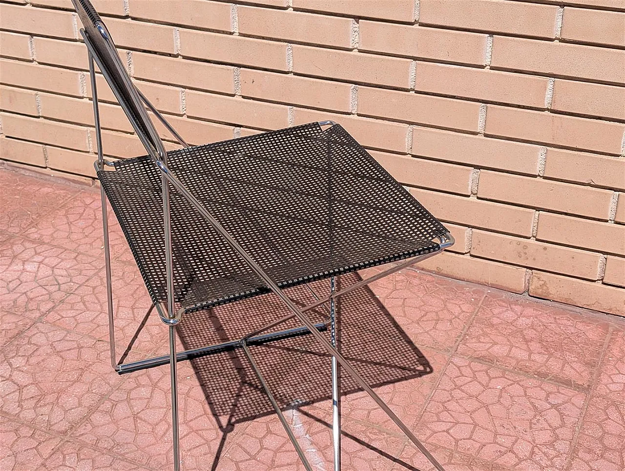 8 stackable chairs minimalist, 70s 7