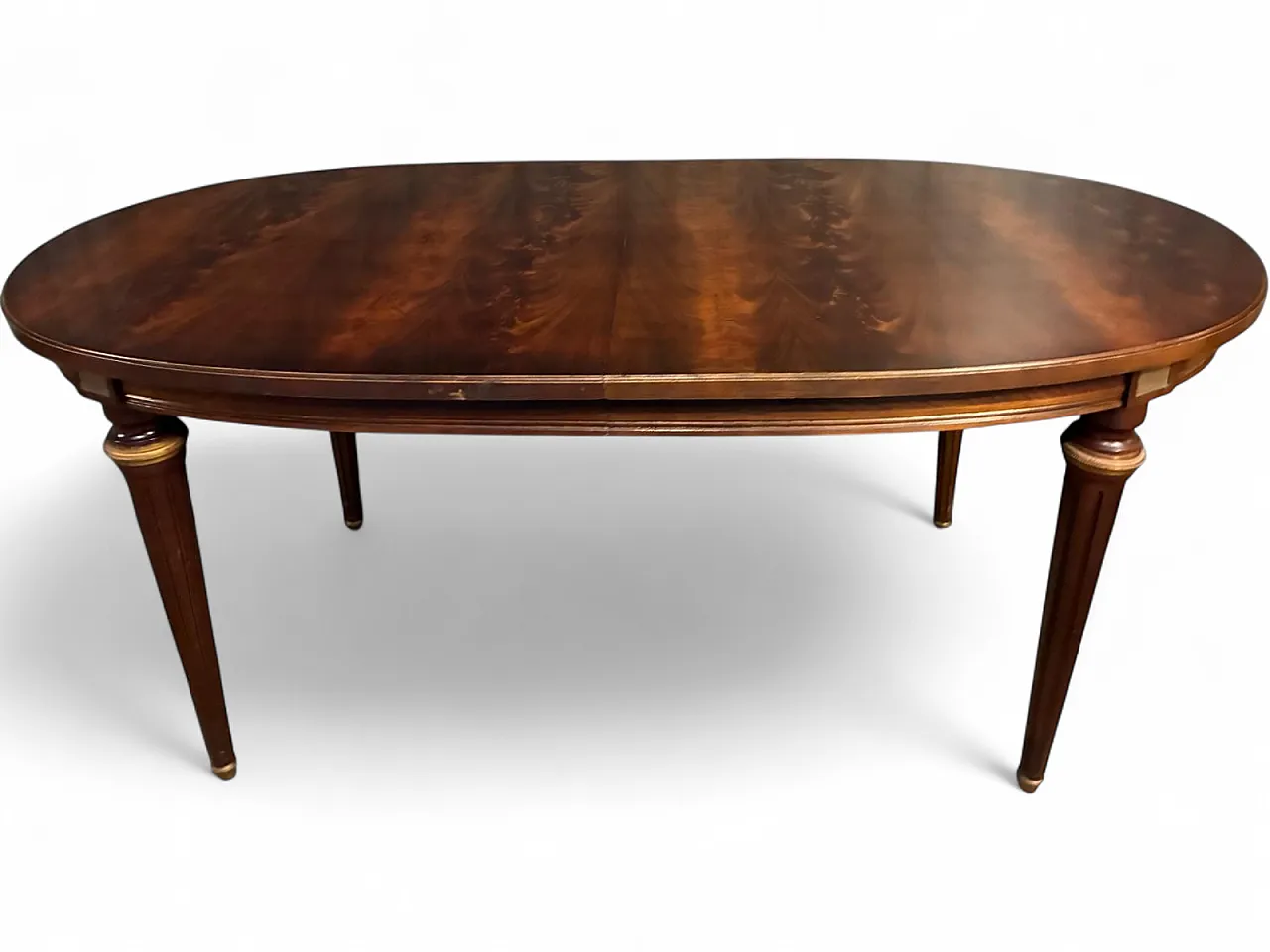 Tavolo ovale in stile inglese, anni '70 4