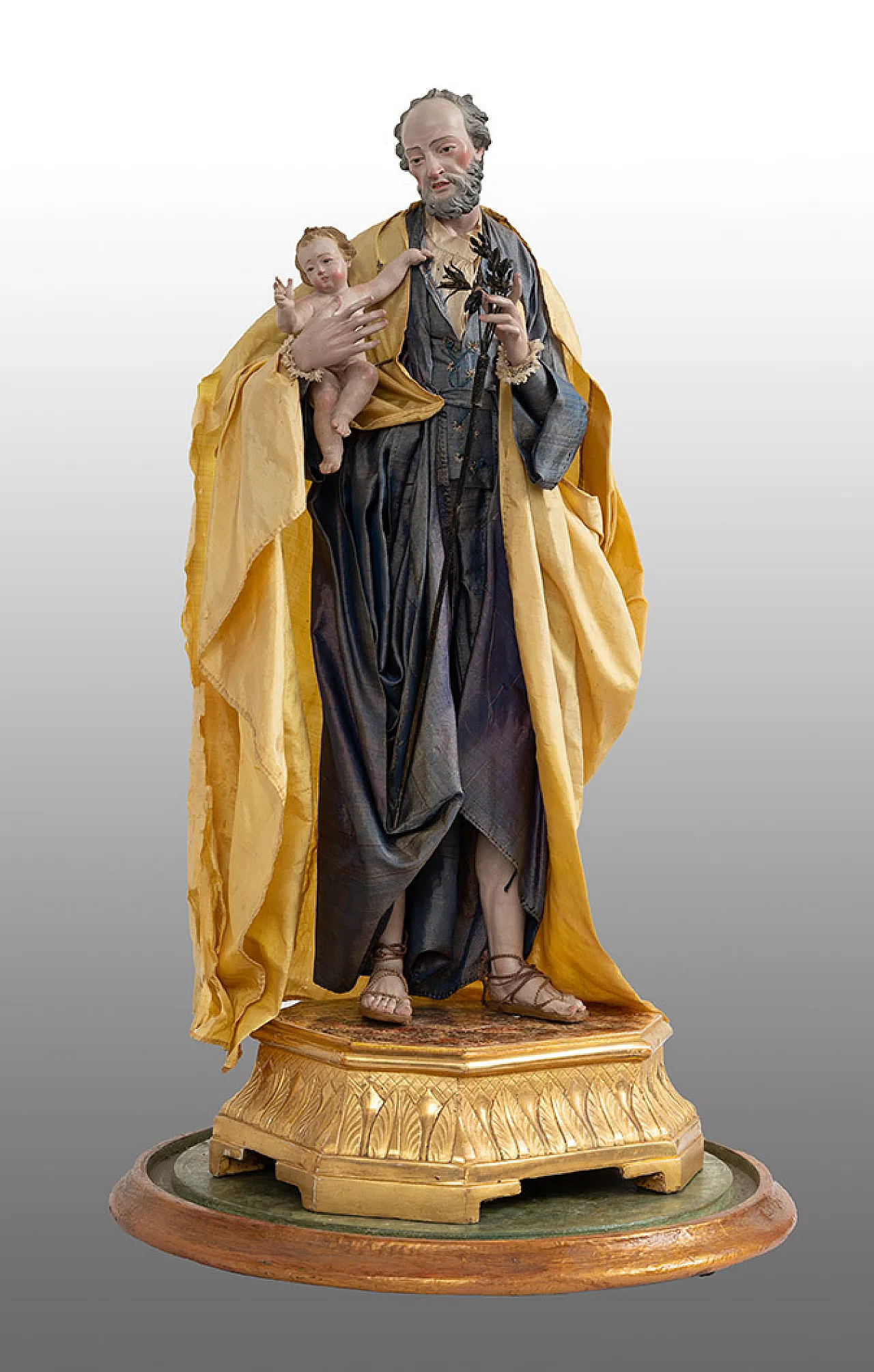 Sculpture depicting Saint Joseph with the Child, 18th century 1