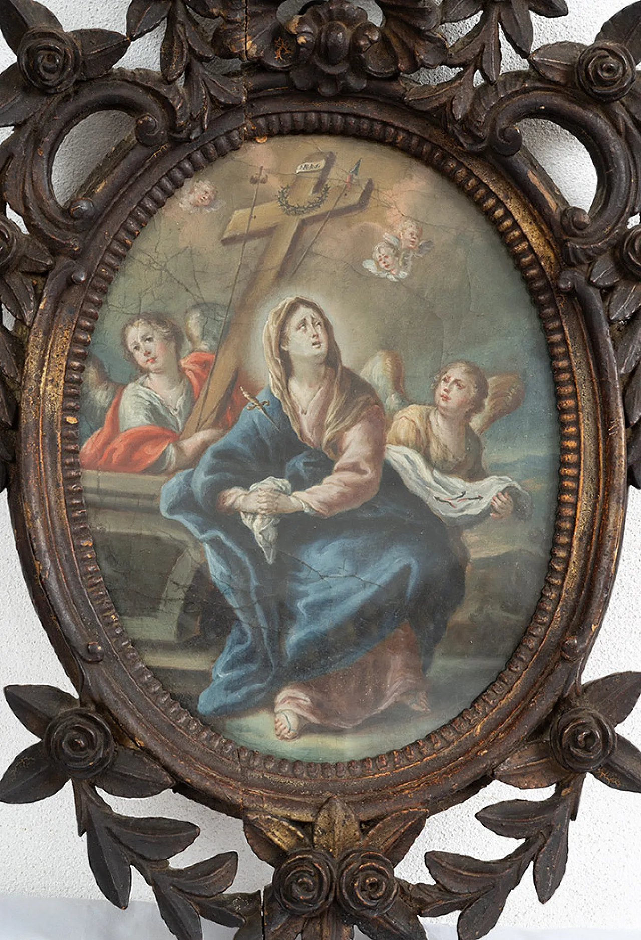 Pair of oil paintings on canvas, 18th century 3