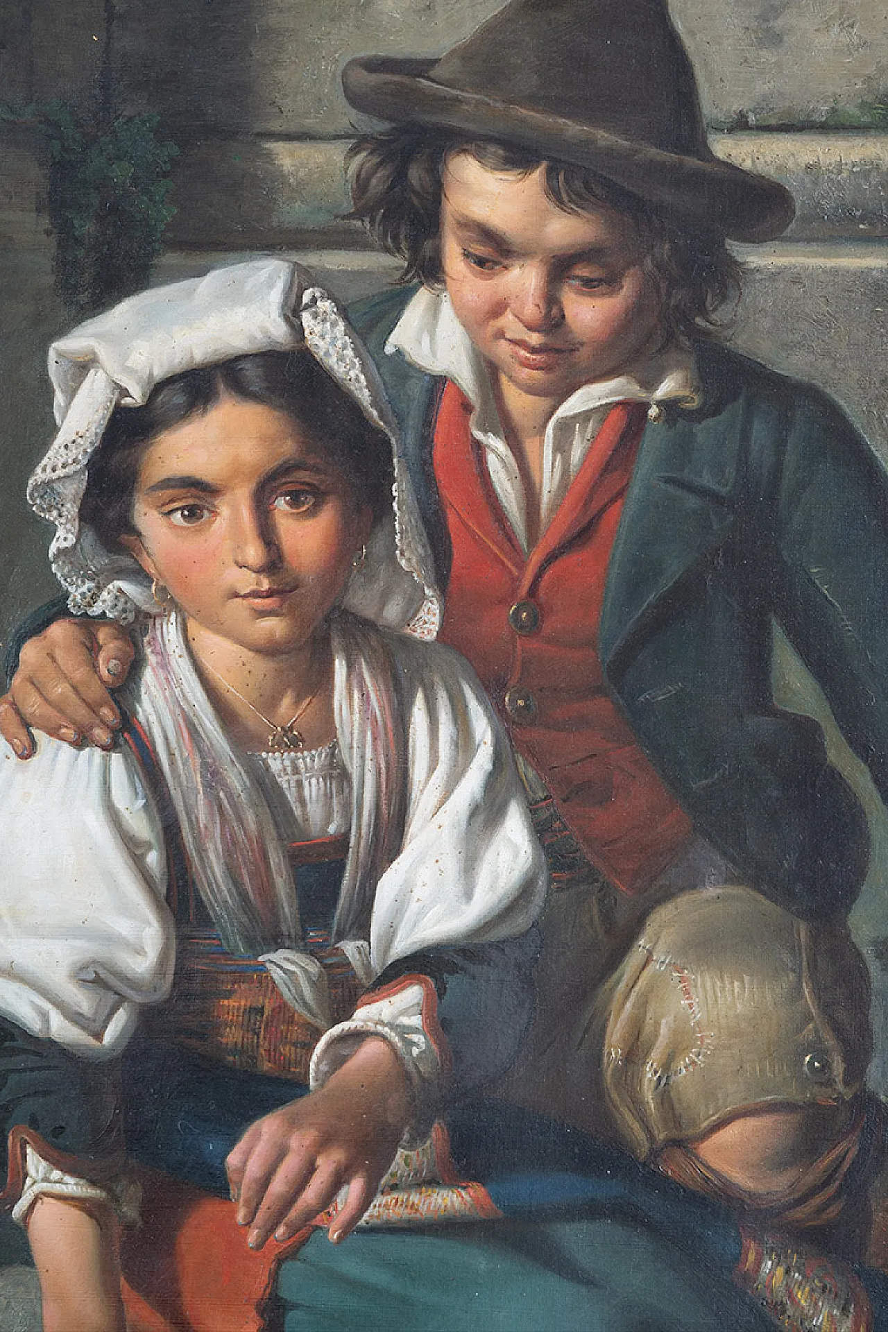 Oil painting on canvas with by Tommaso De Vivo, 19th century 3