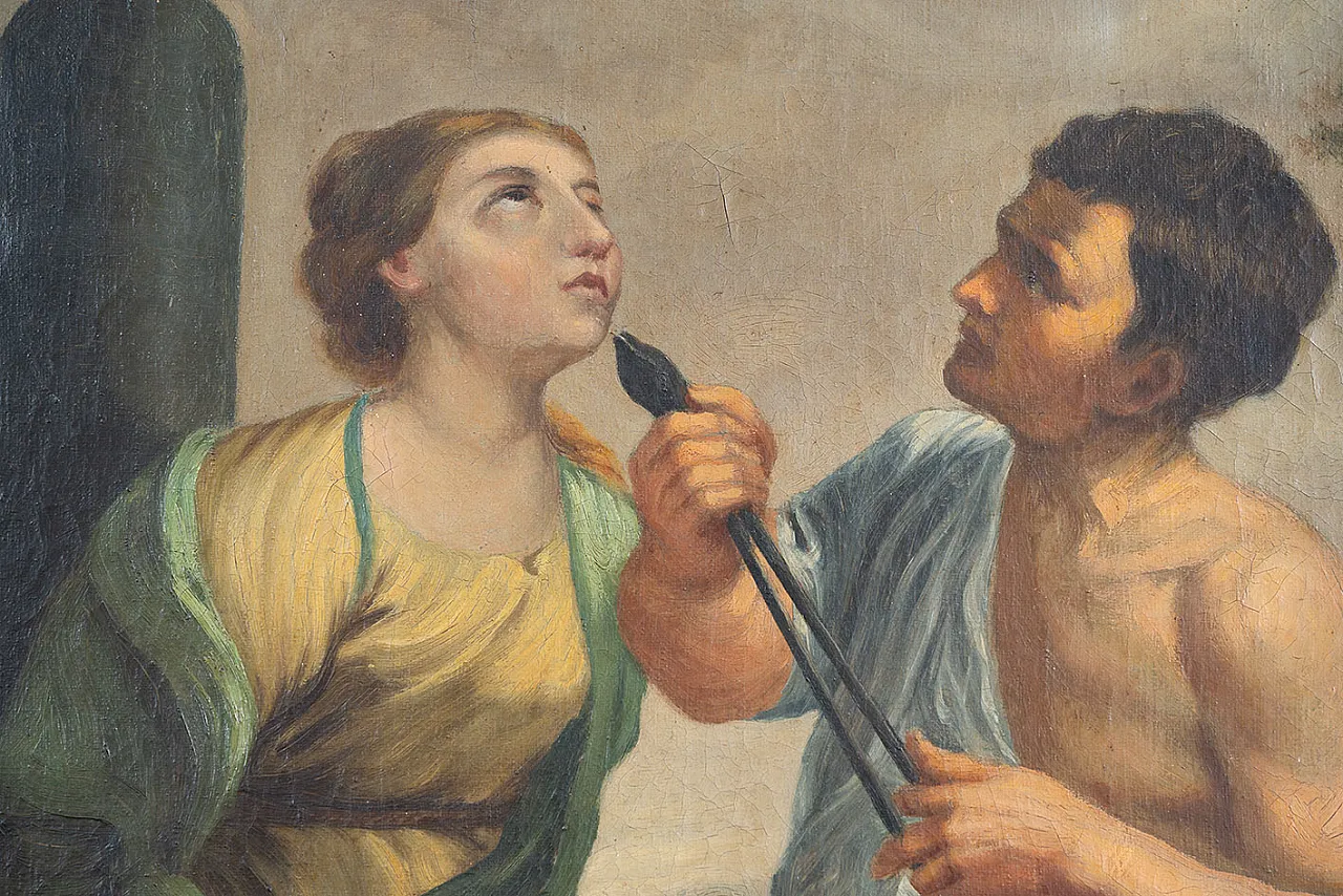 Martyrdom of Santa Apolloni, oil on canvas, 18th century 3