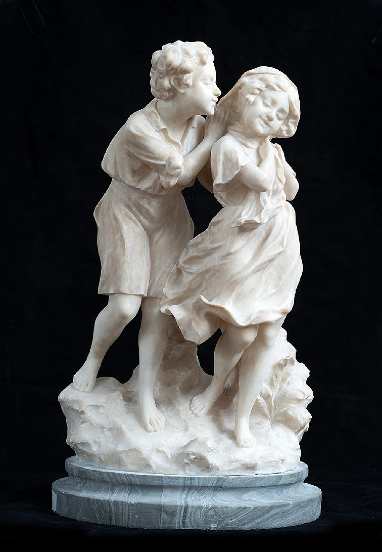 Alabaster sculpture by A.Del Perugio, 19th century 1