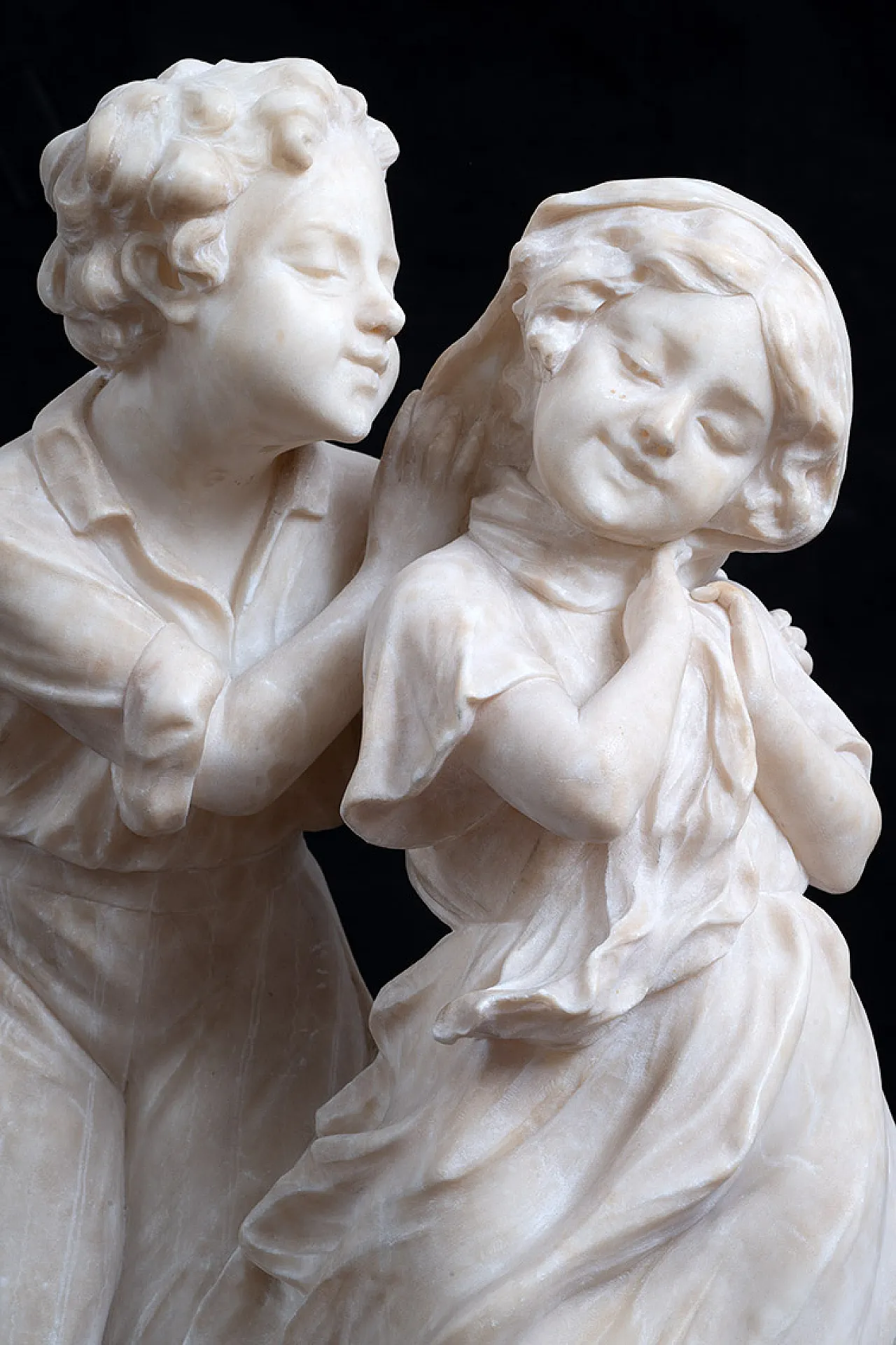 Alabaster sculpture by A.Del Perugio, 19th century 2