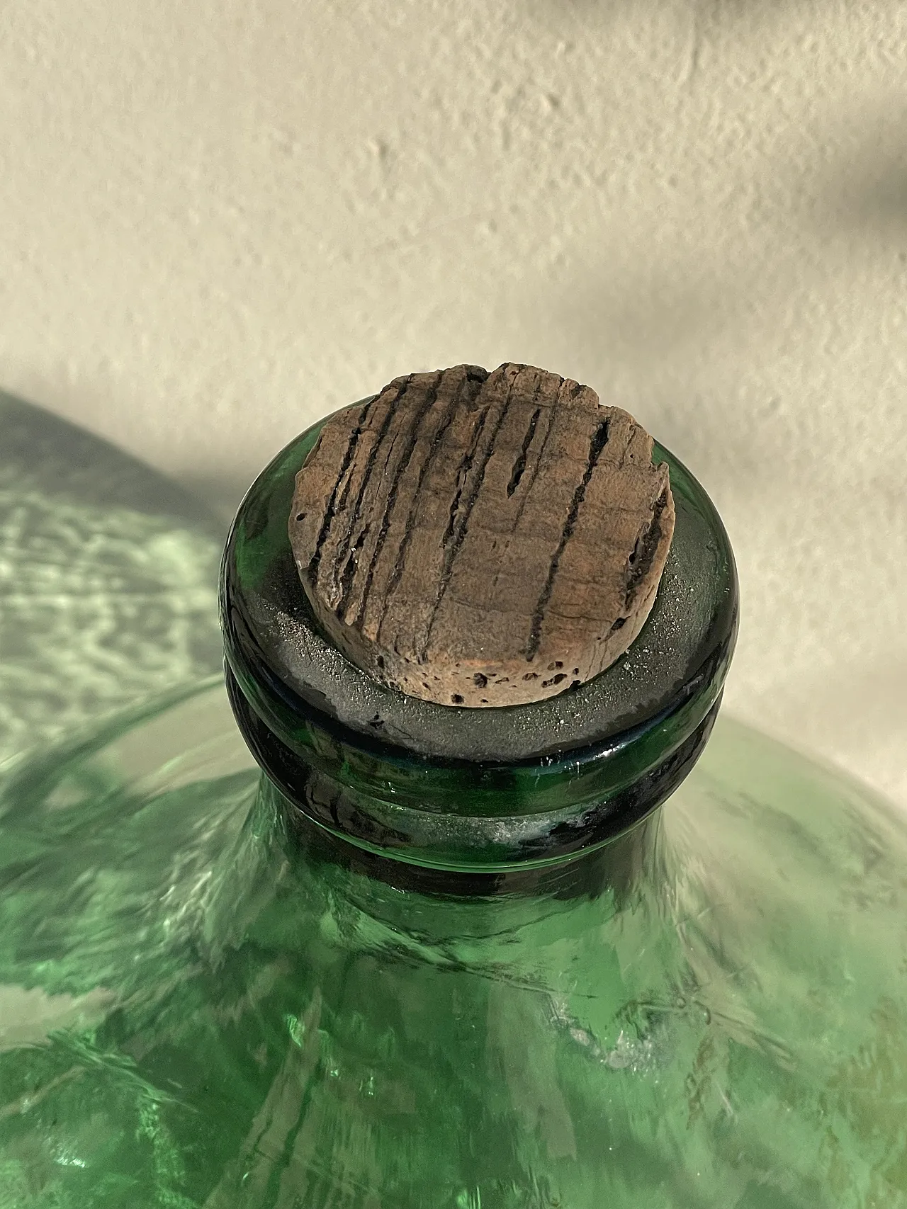 Bottiglia Damigiana Verde 20 disponibile per progetti, anni '30 3