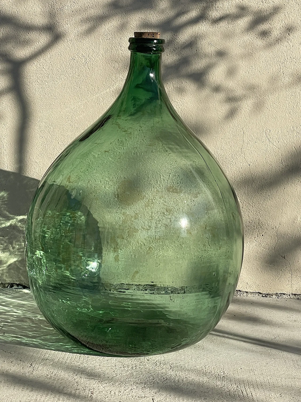 Bottiglia Damigiana Verde 20 disponibile per progetti, anni '30 4