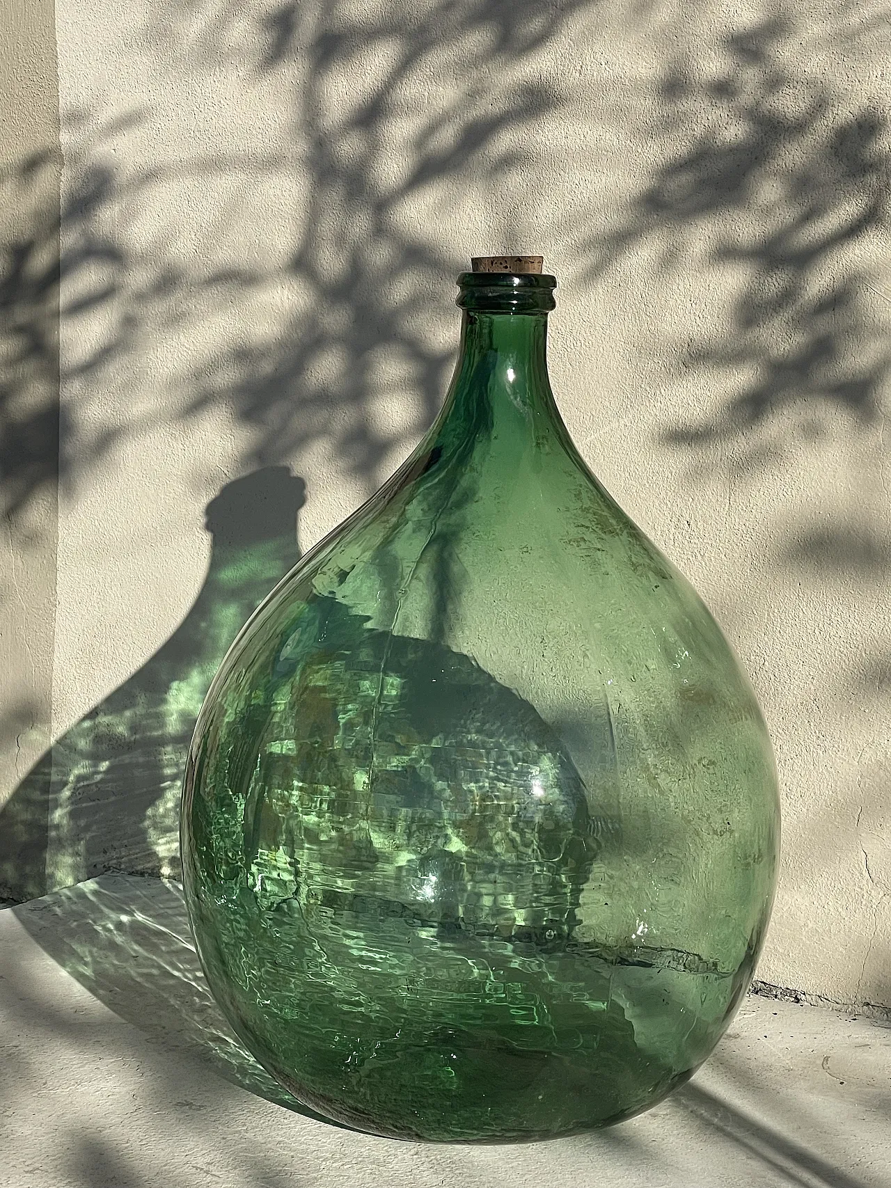 Bottiglia Damigiana Verde 20 disponibile per progetti, anni '30 5