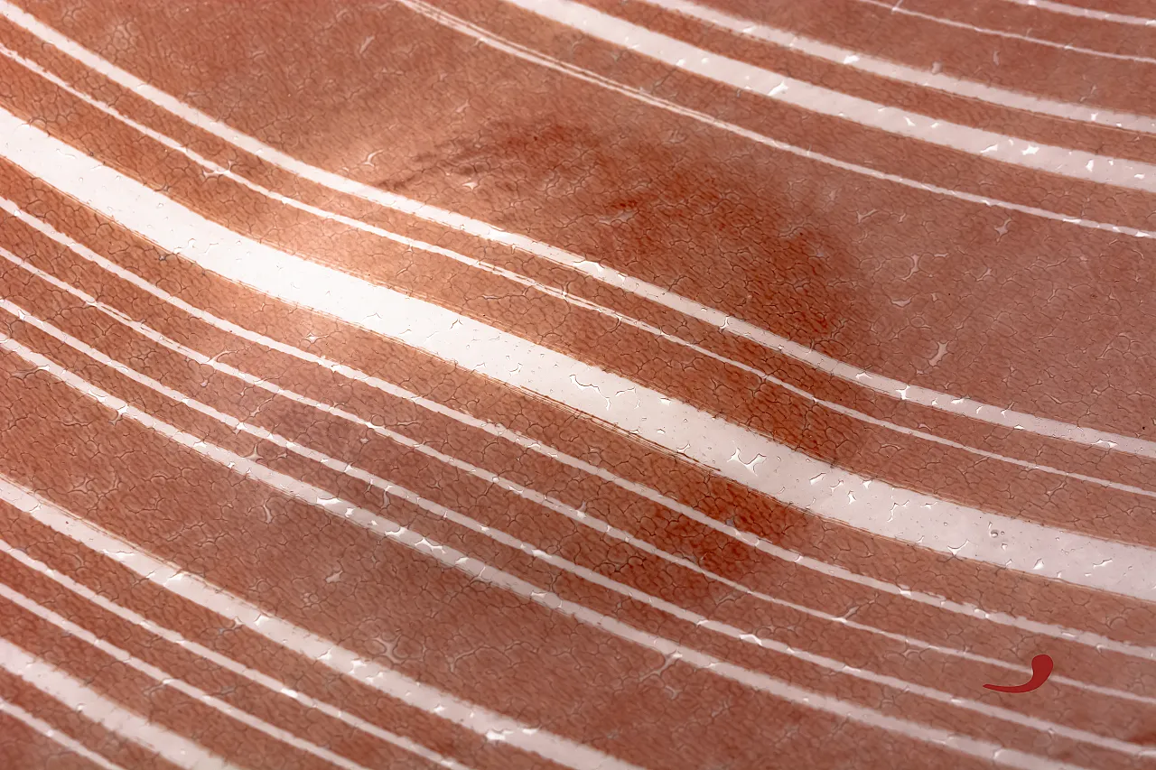 Red and White Glass Fusion Plate Italian Craftsmanship, 2000 4