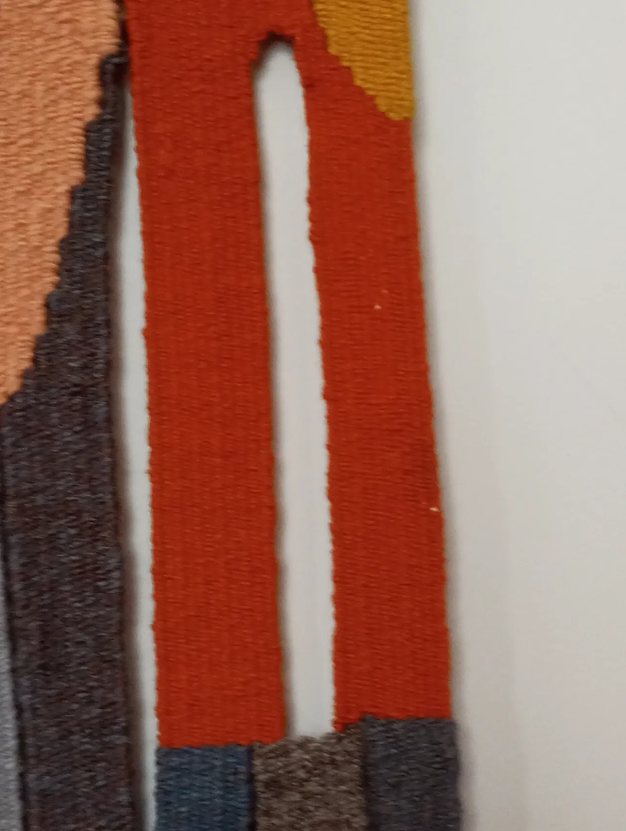 Arazzo figurativo Frau Elwig di D. Petry Wandres, anni ‘70 12