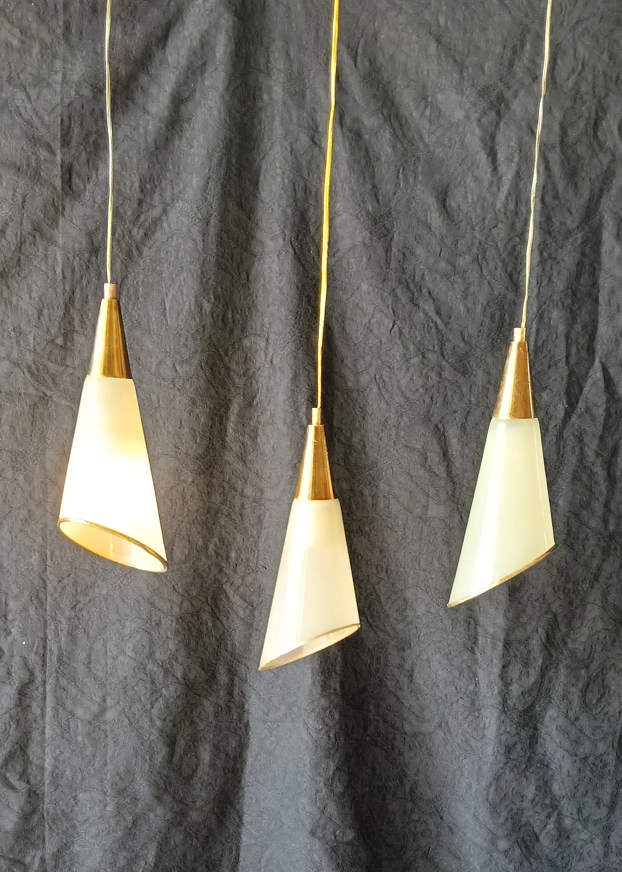 3 lampade a sospensione, anni '60 3