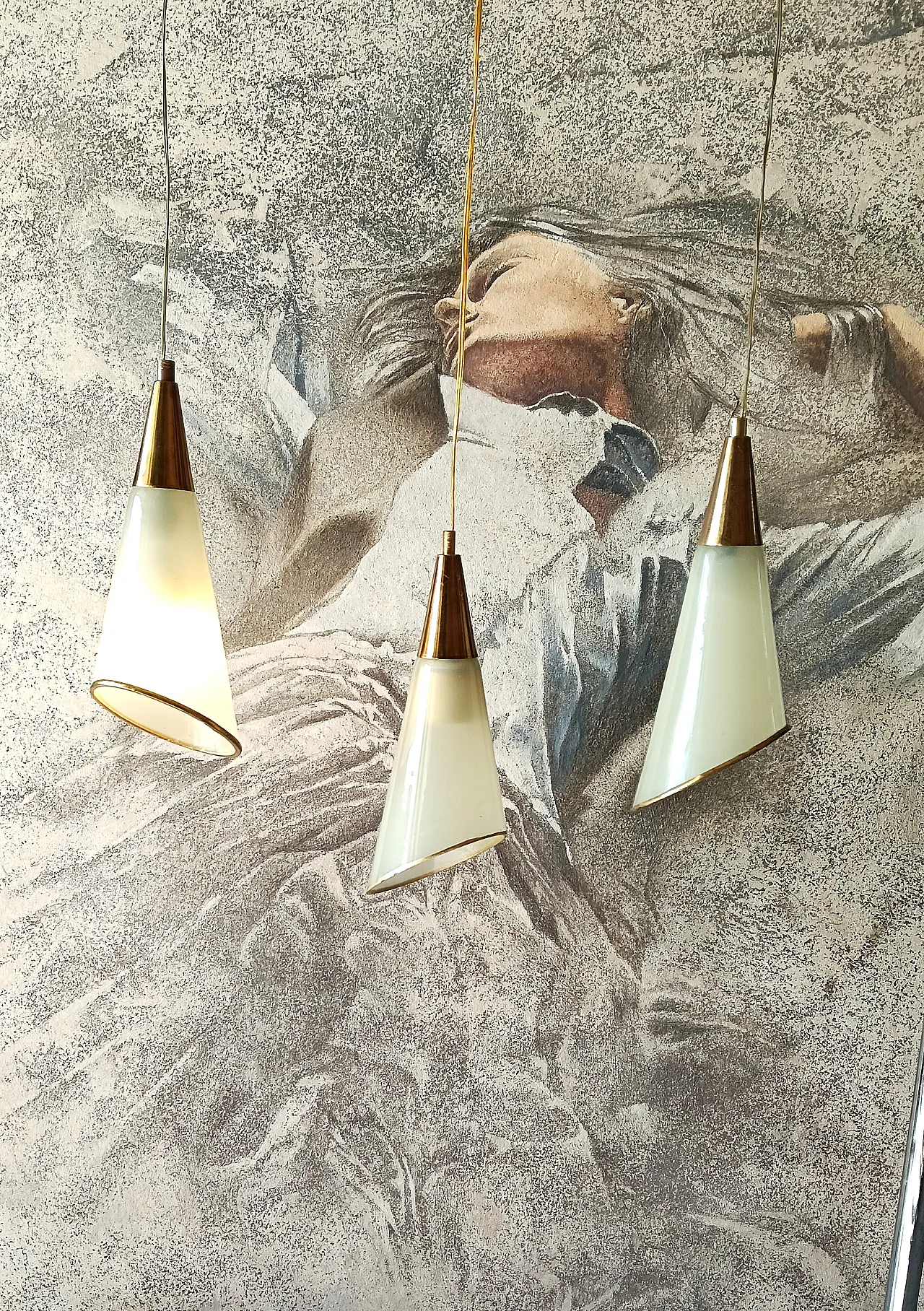 3 lampade a sospensione, anni '60 18