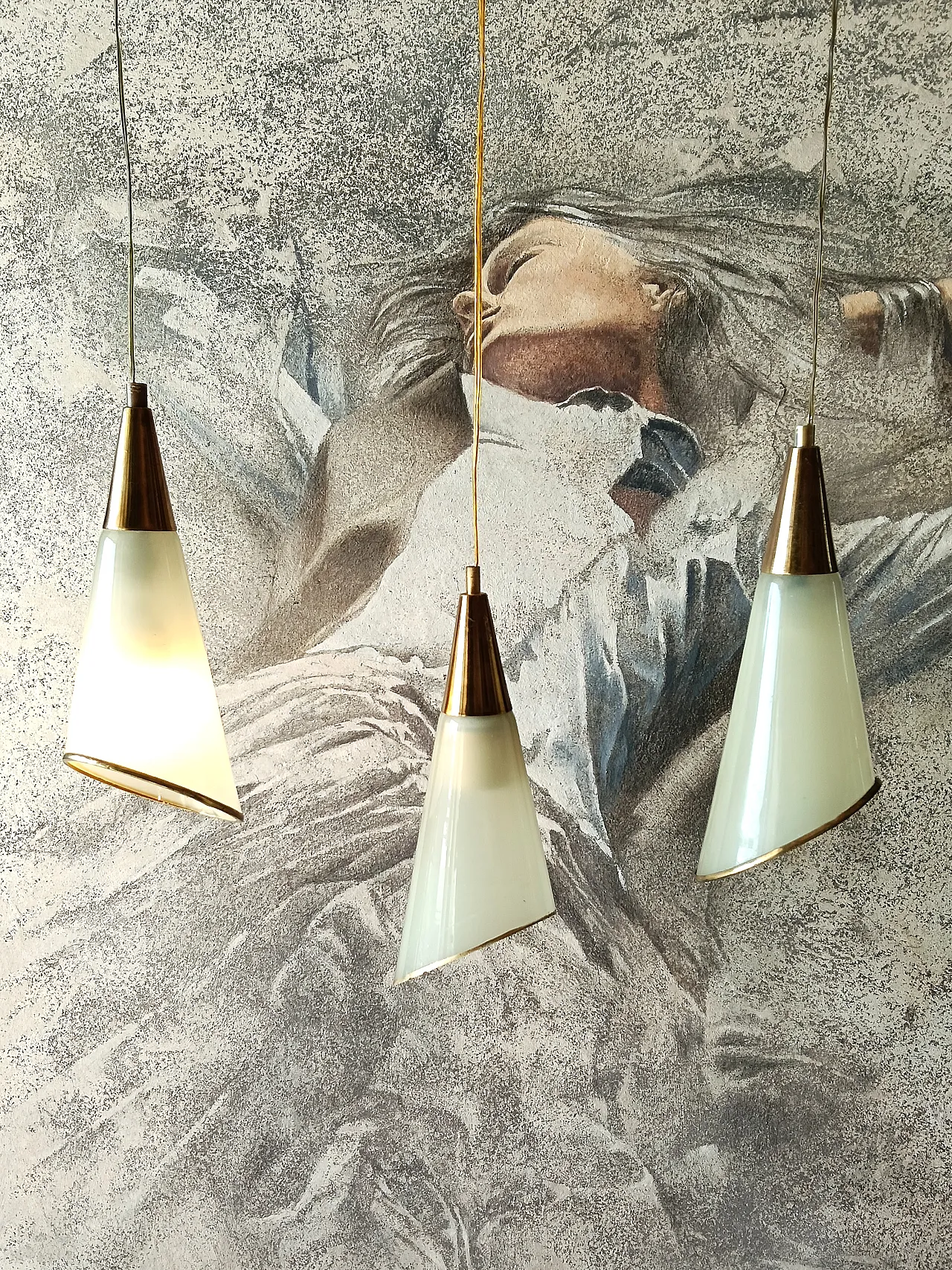 3 lampade a sospensione, anni '60 19