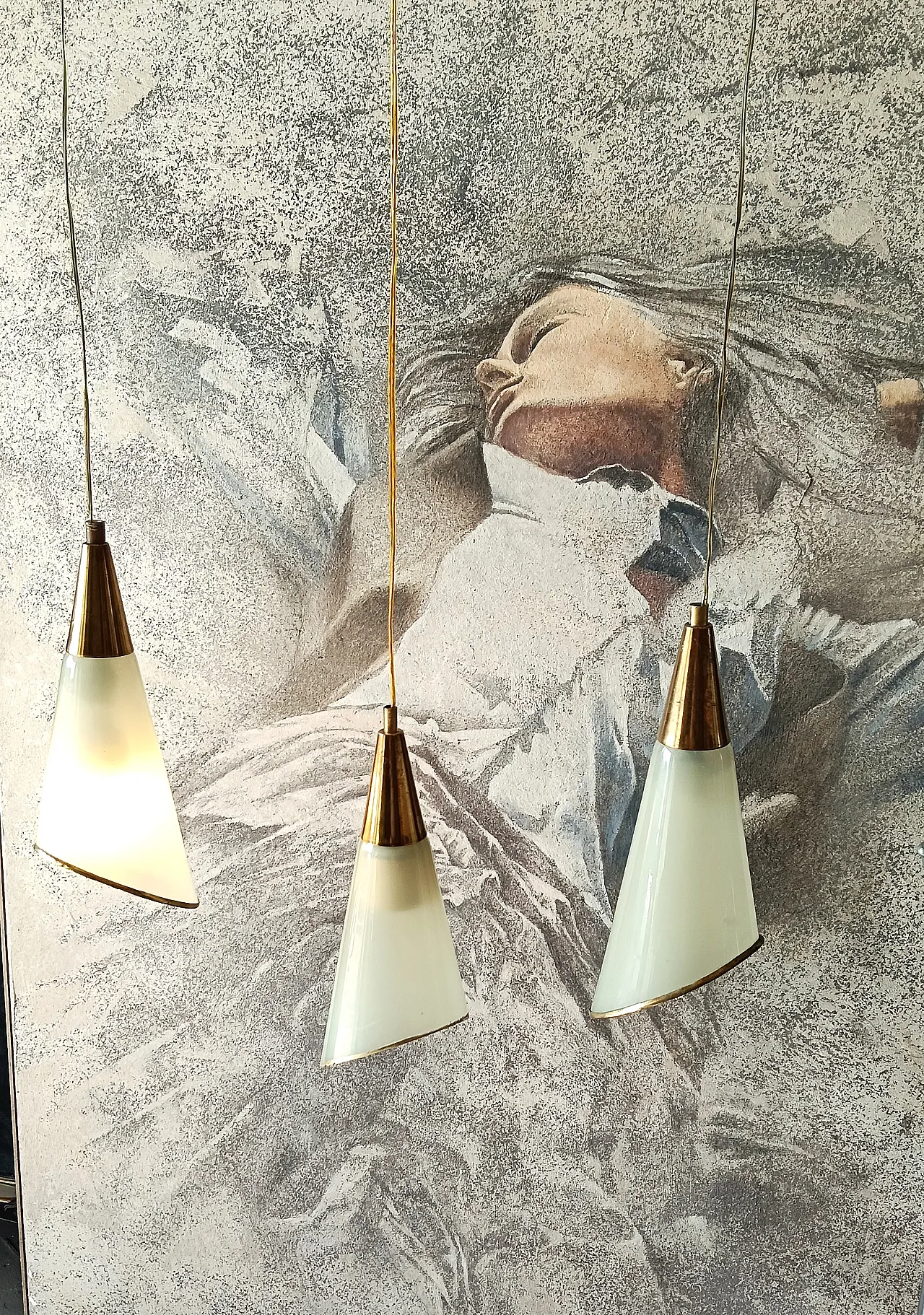 3 lampade a sospensione, anni '60 20