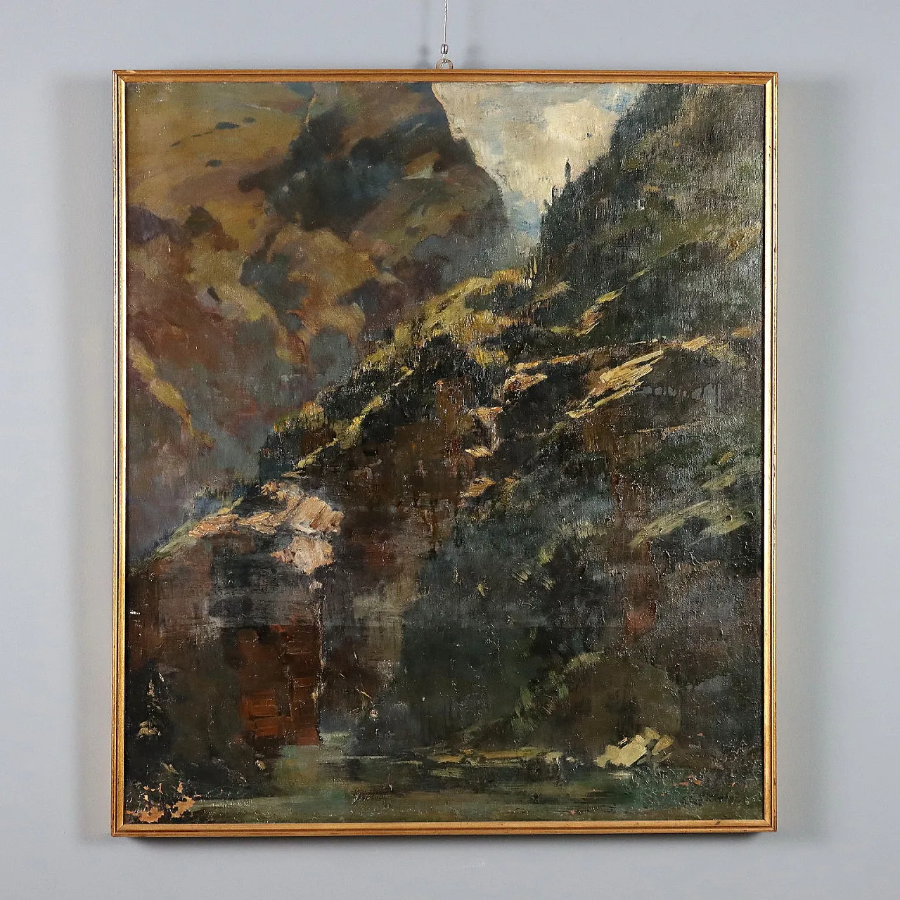 Painting by Ludovico Zambeletti, 20th century 1