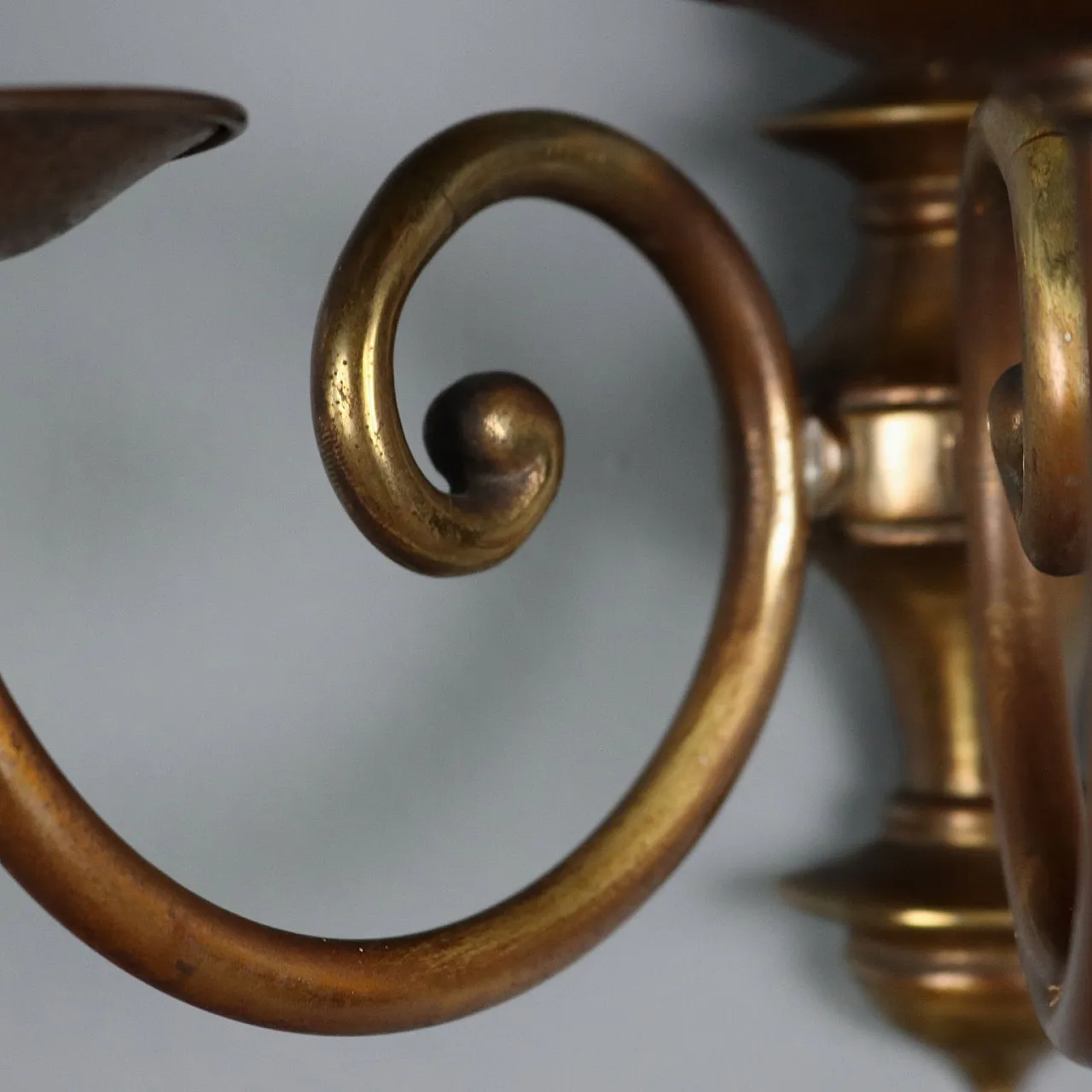 Coppia di appliques in bronzo dorato, '900 5