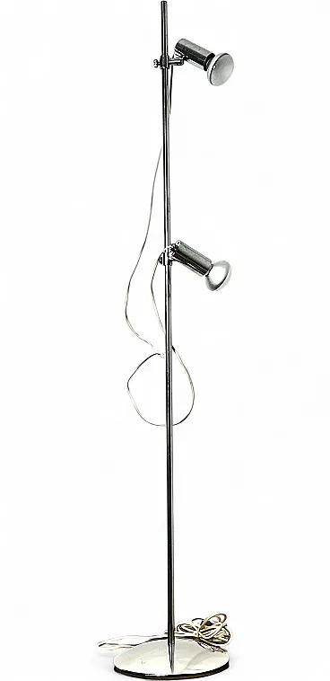 Piantana a due luci di Reggiani, anni '70